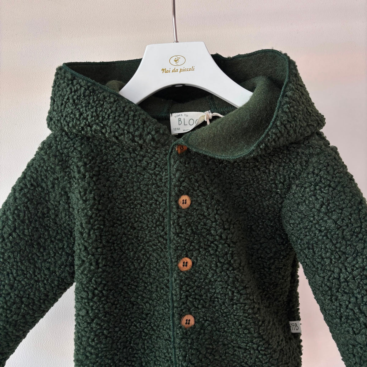 GIACCA EFFETTO BLOUCHE VERDE - Noi da piccoli