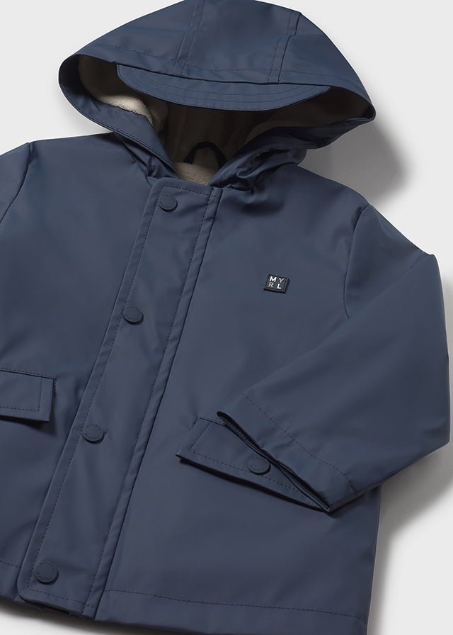 GIUBBOTTINO IMPERMEABILE BLU NOTTE - Noi da piccoli