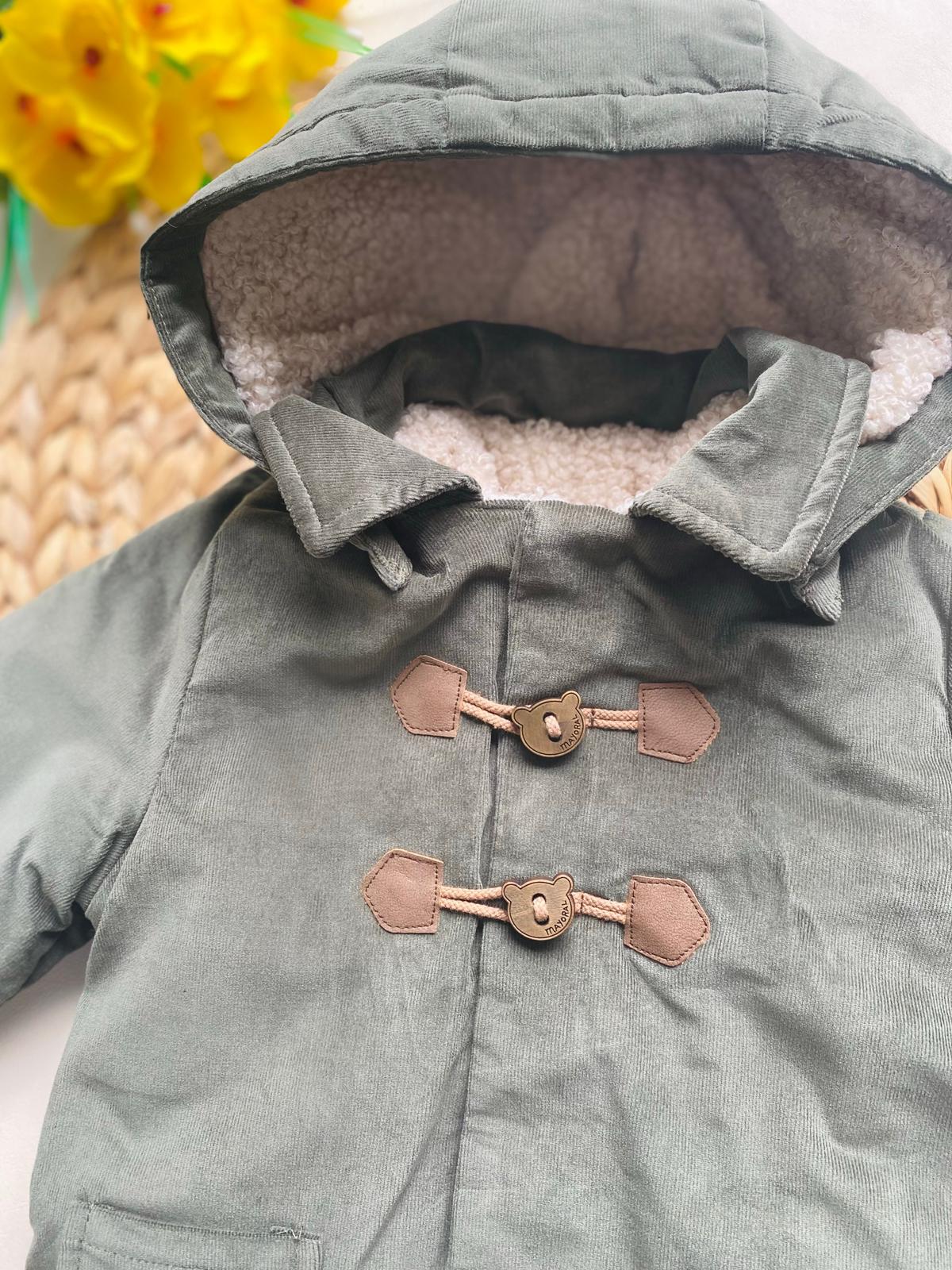 GIUBBOTTO PARKA CINIGLIA VERDE MILITARE - Noi da piccoli