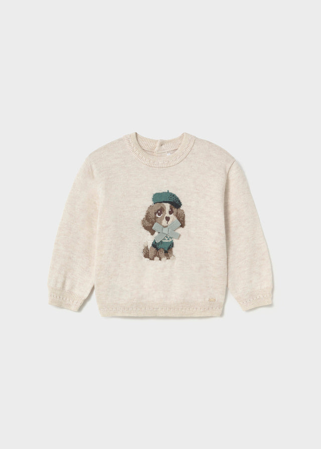 MAGLIONE IN FILATO CALDO BEIGE