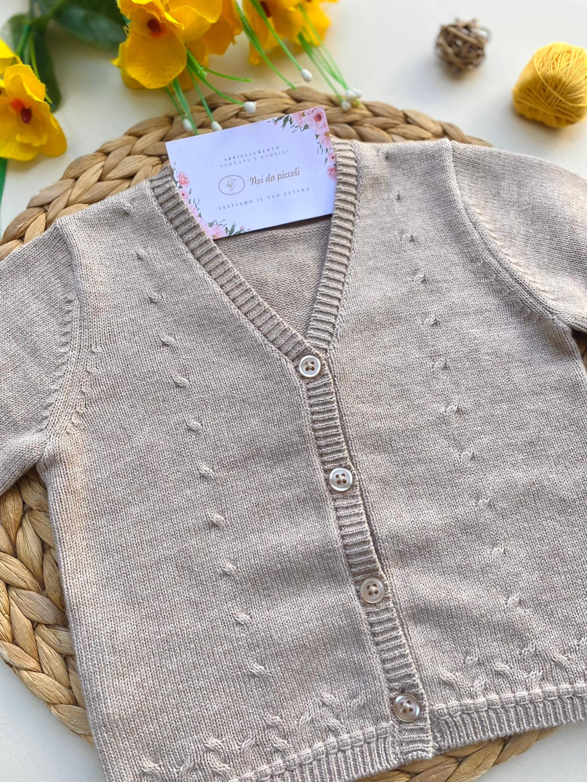 GOLFINO CON BOTTONCINI 100% CALDO COTONE DUNA VIG - Noi da piccoli