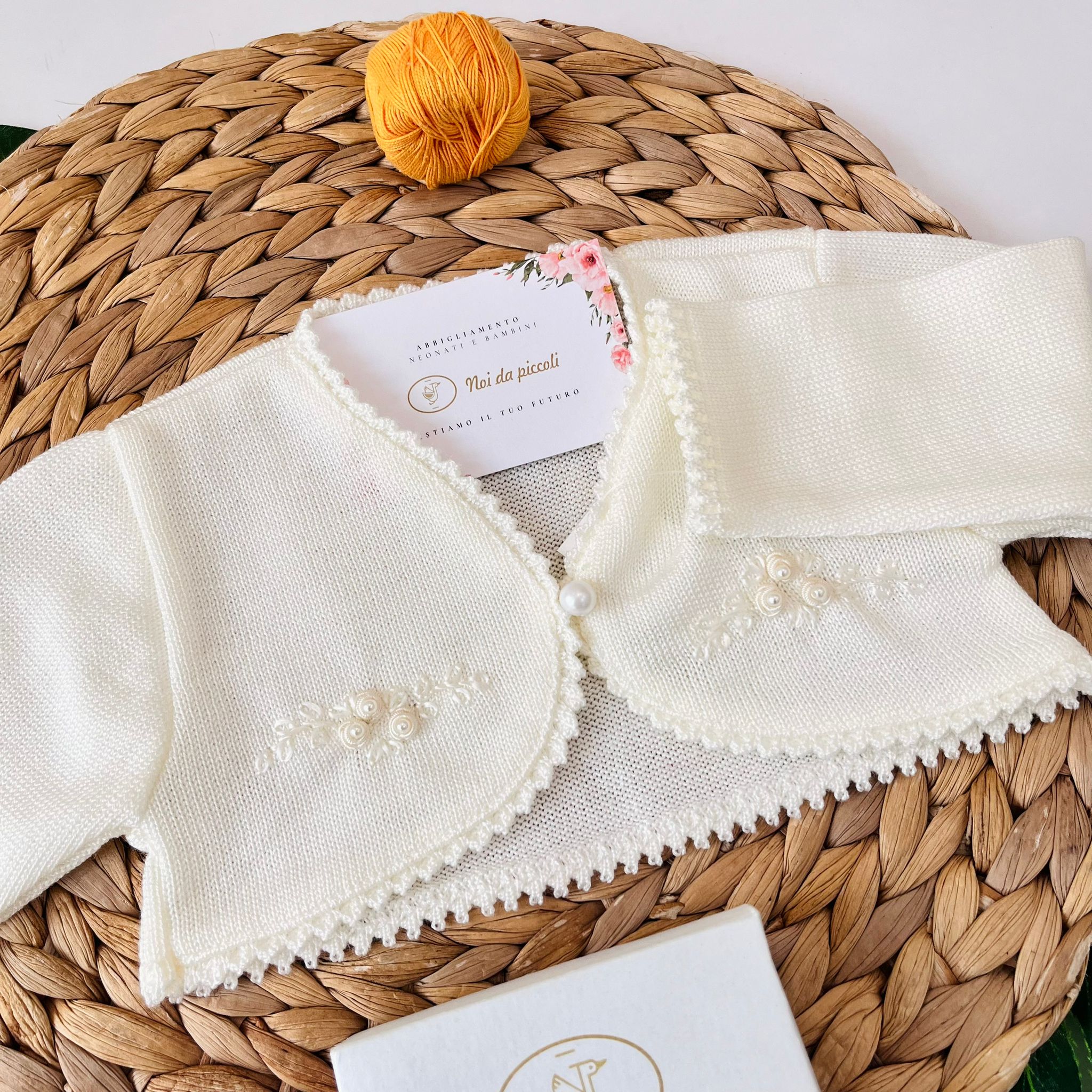 GOLFINO COTONE FRESCO PANNA - Noi da piccoli