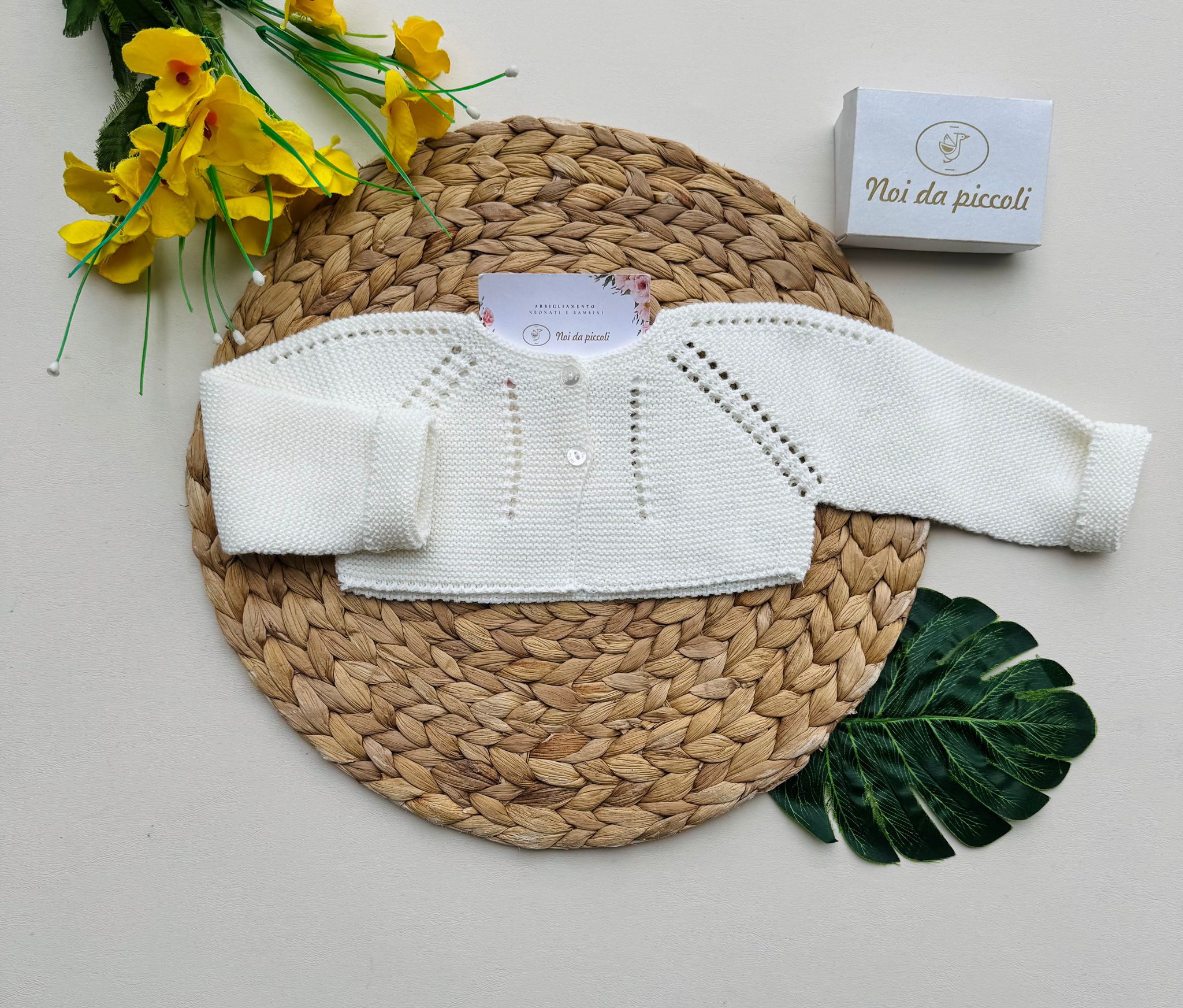 GOLFINO FILATO FRESCO BEIGE CALADOS - Noi da piccoli