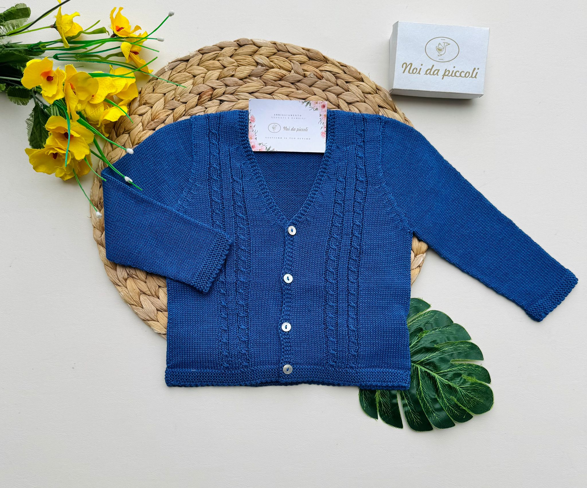 GOLFINO FILATO FRESCO BLU - Noi da piccoli