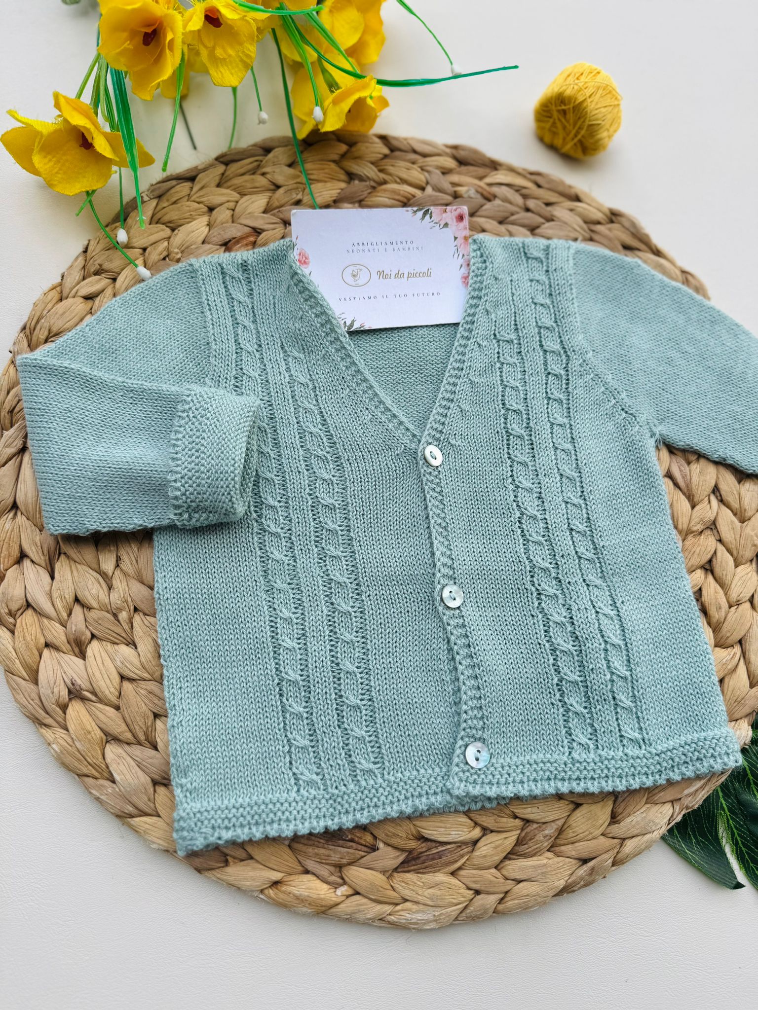 GOLFINO FILATO FRESCO VERDE - Noi da piccoli