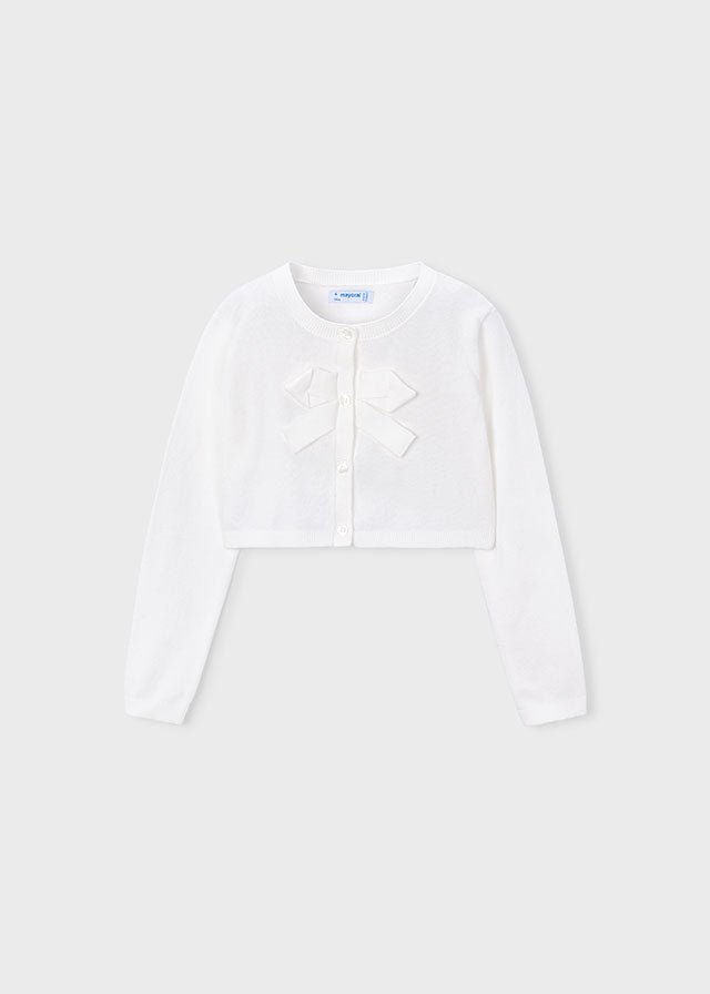 GOLFINO IN COTONE BIANCO - Noi da piccoli