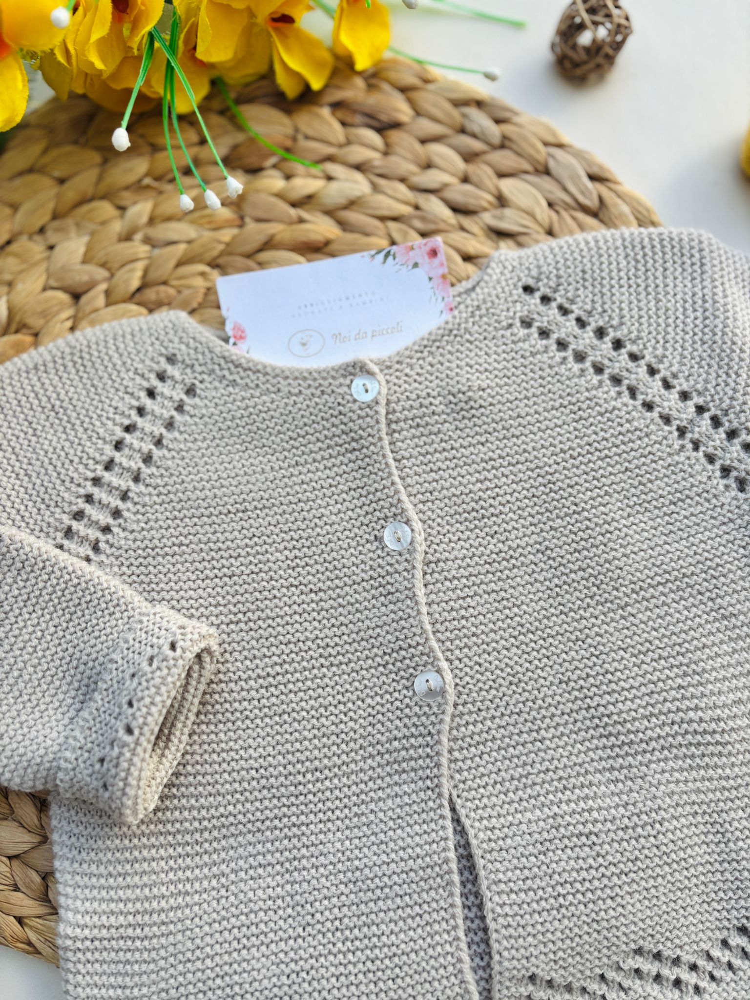 GOLFINO IN FILATO CALDO ARENA - Noi da piccoli