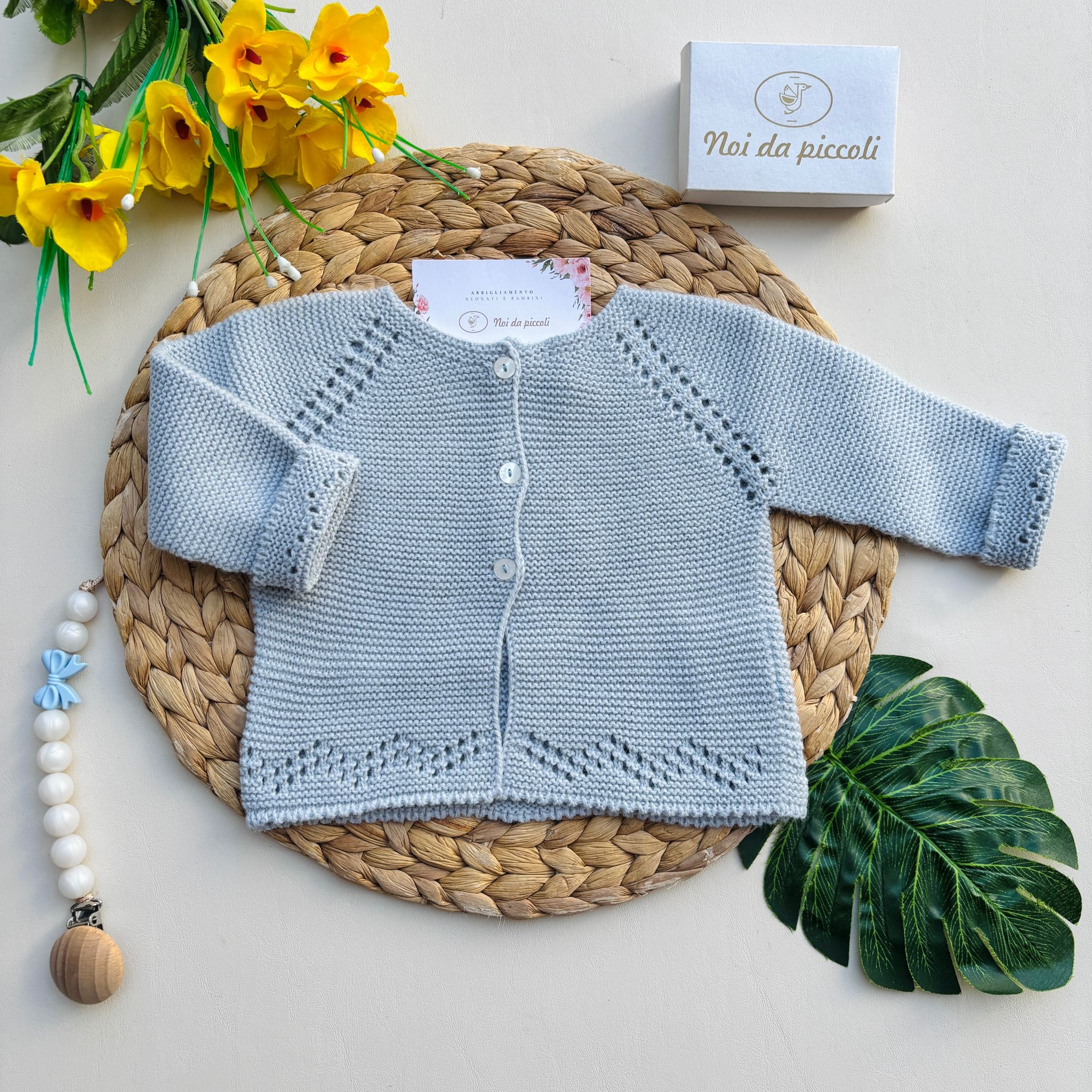 GOLFINO IN FILATO CALDO CIELO - Noi da piccoli