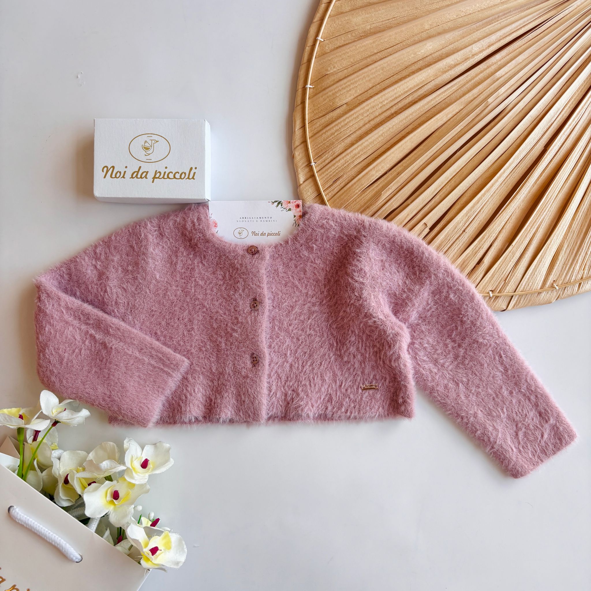 GOLFINO IN FILATO CALDO CUARZO - Noi da piccoli