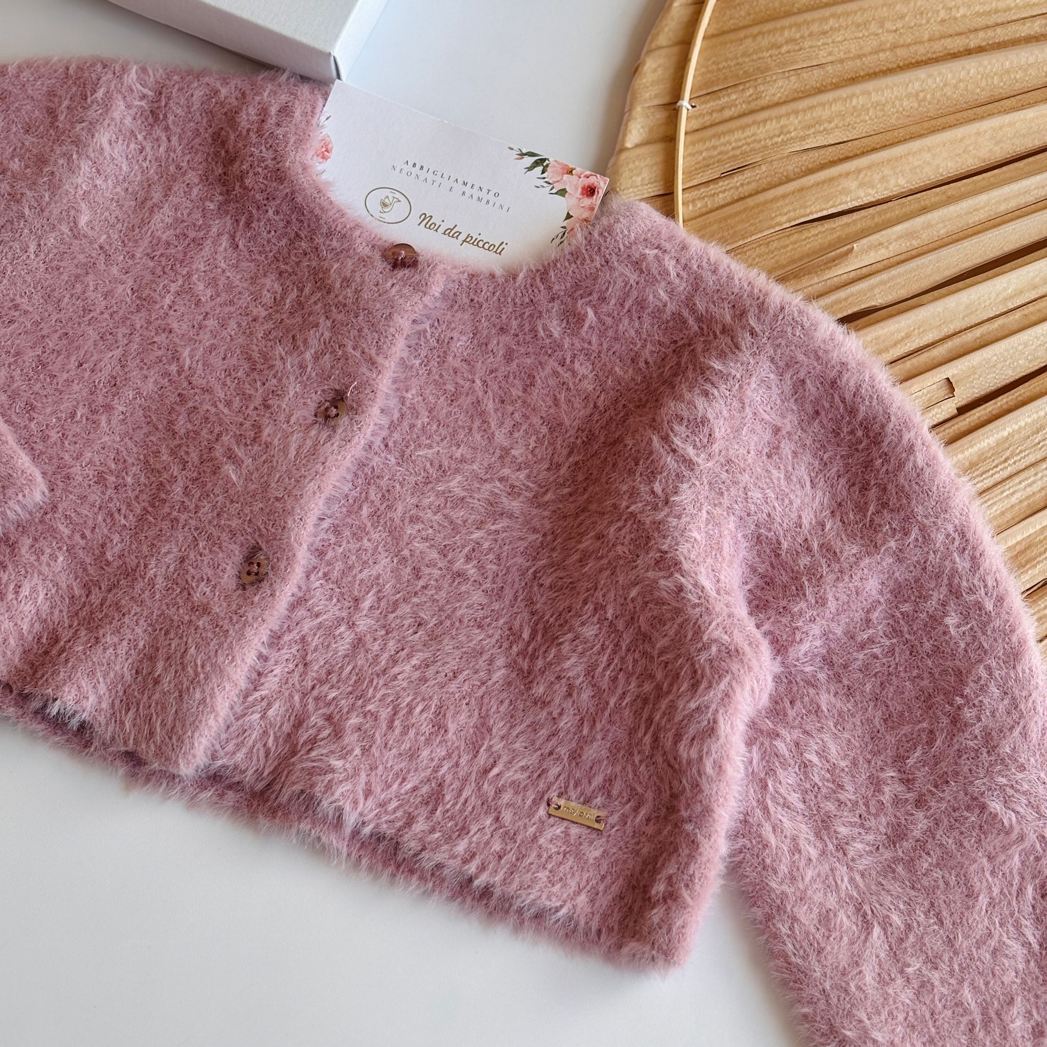 GOLFINO IN FILATO CALDO CUARZO - Noi da piccoli