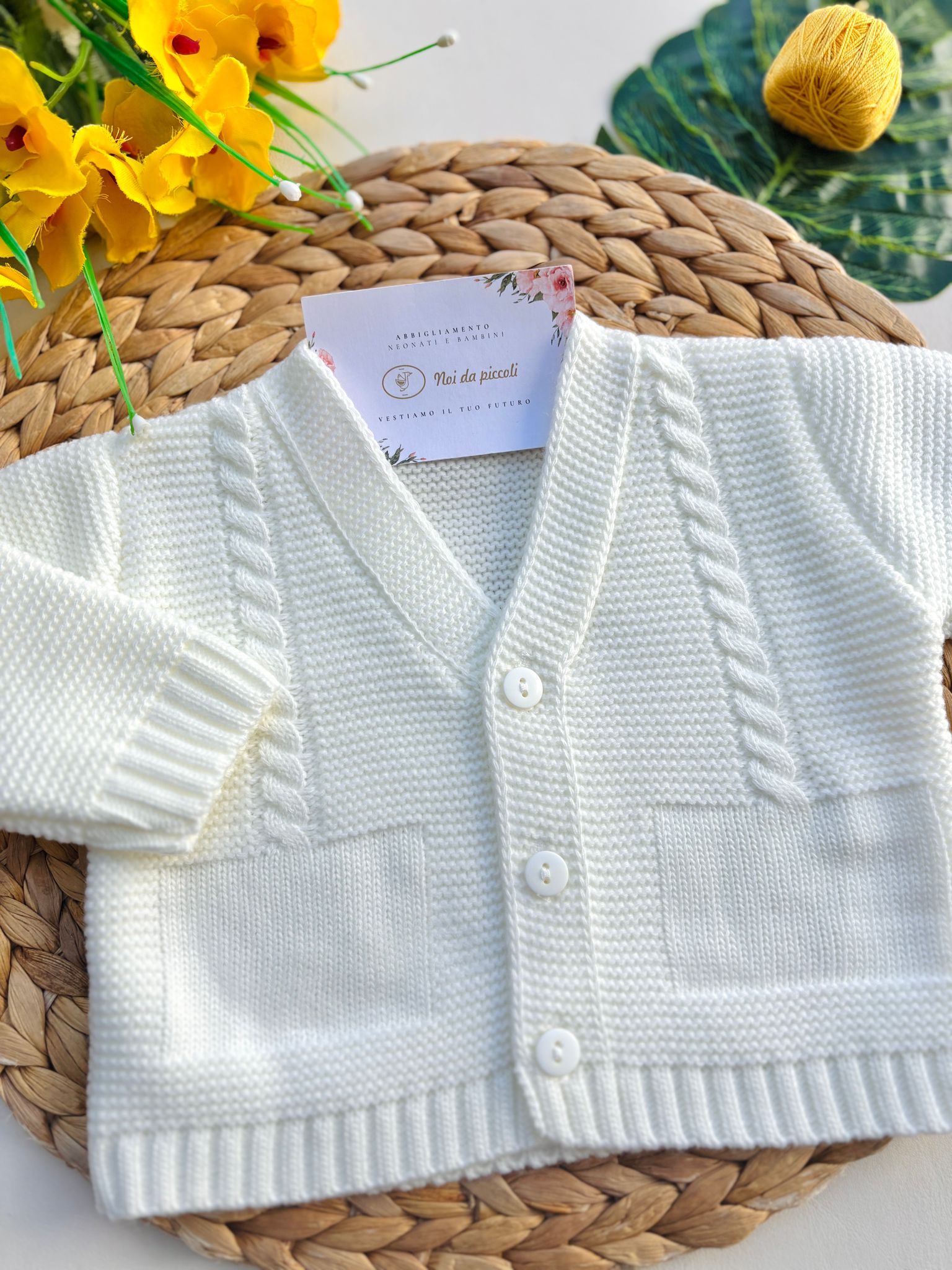 GOLFINO IN FILATO CALDO PERLA - Noi da piccoli