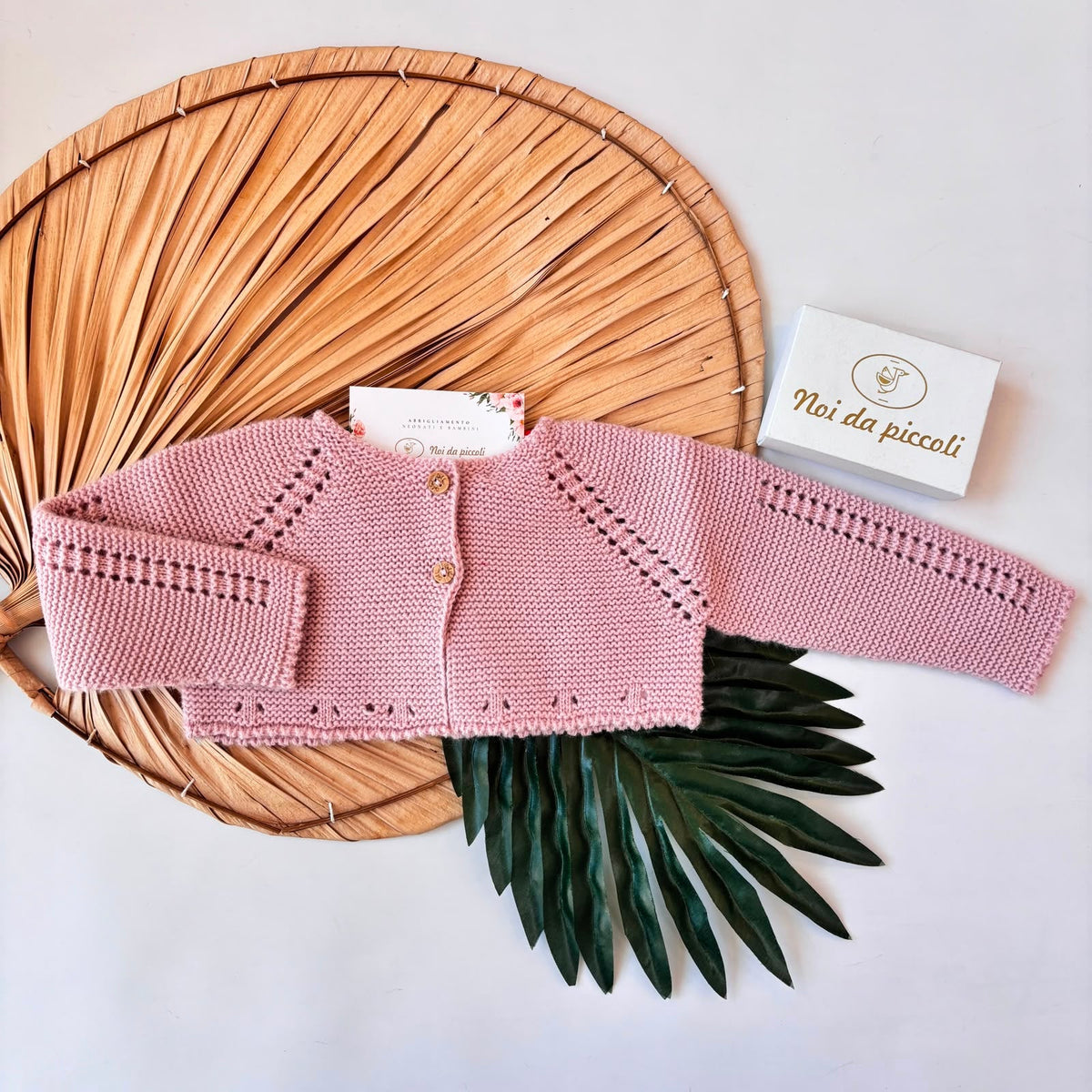 GOLFINO IN FILATO CALDO ROSA - Noi da piccoli