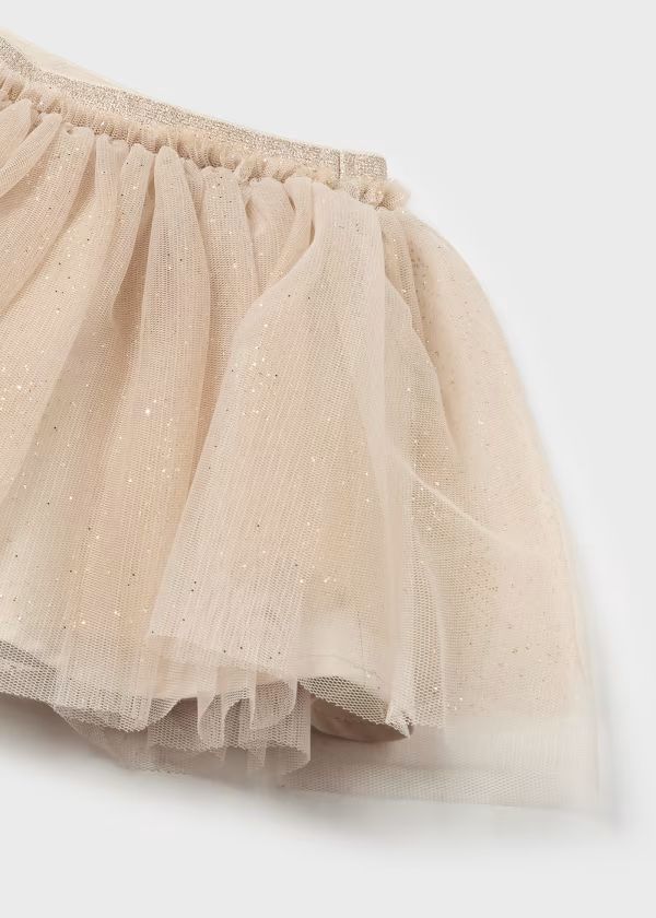 GONNA IN TULLE ORO GLITTER - Noi da piccoli