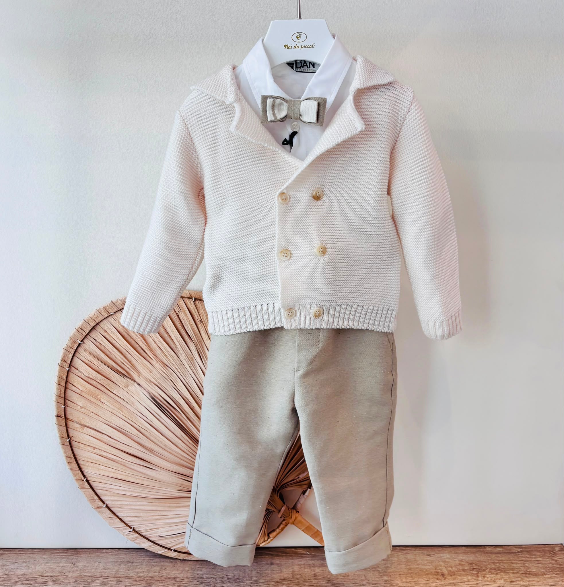 COMPLETO CERIMONIALE  BEIGE