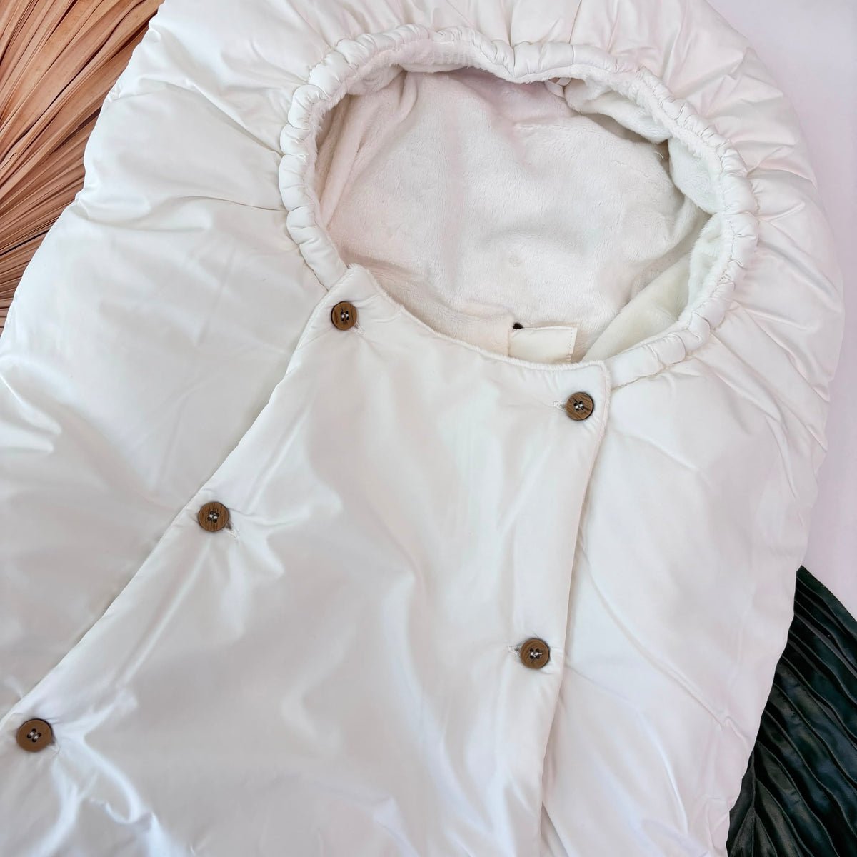 SACCO NANNA IN COTONE CALDO BIANCO