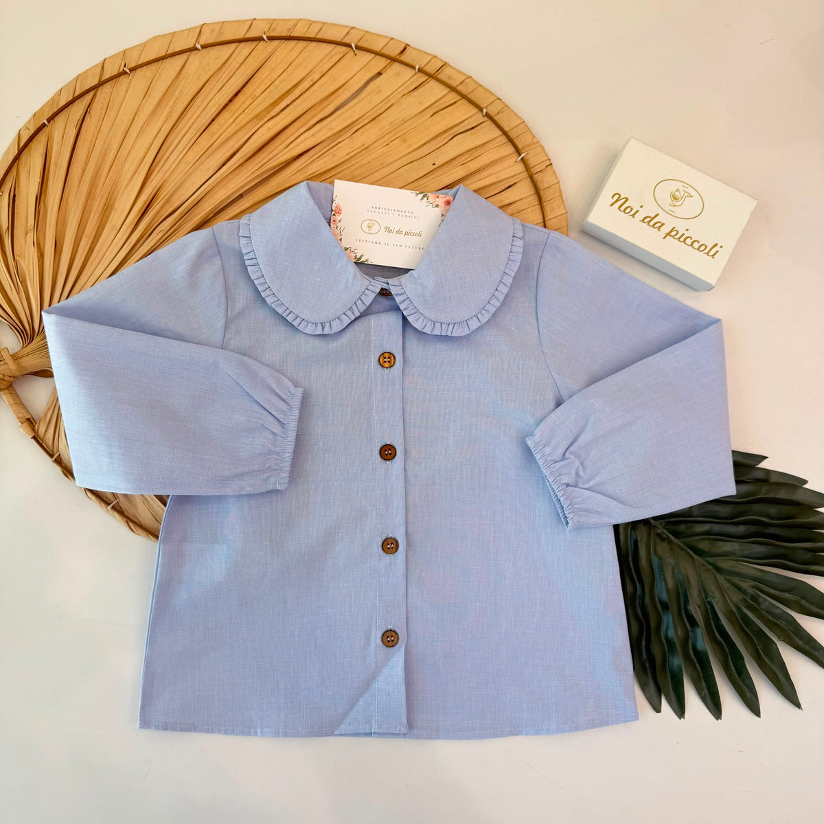 CAMICIA IN COTONE CALDO CIELO