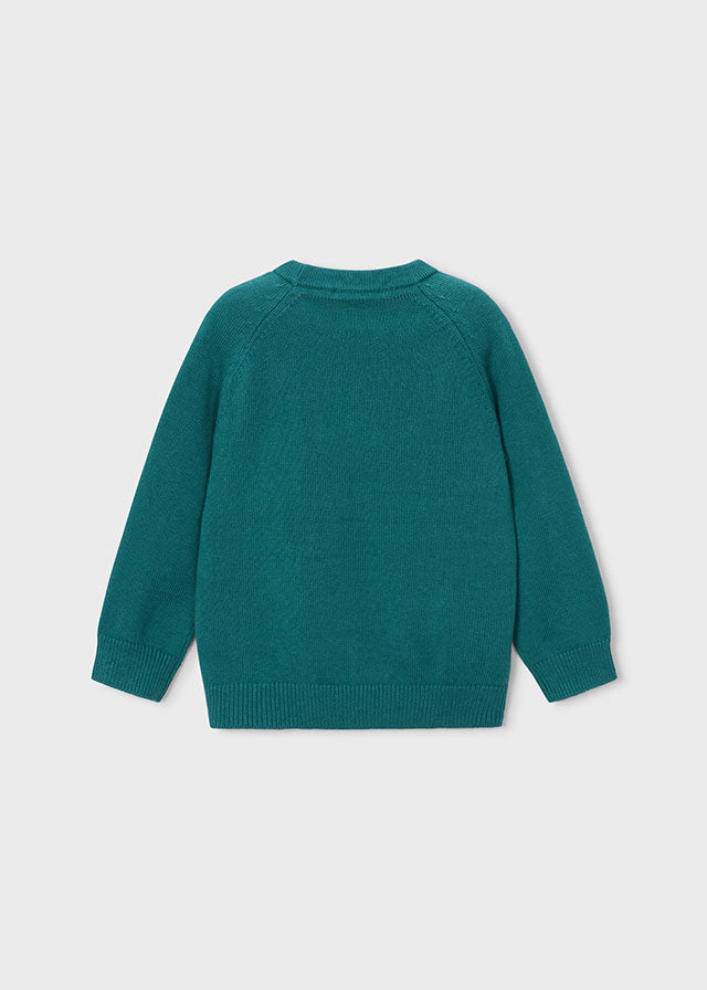 MAGLIA VERDE IN FILATO CALDO