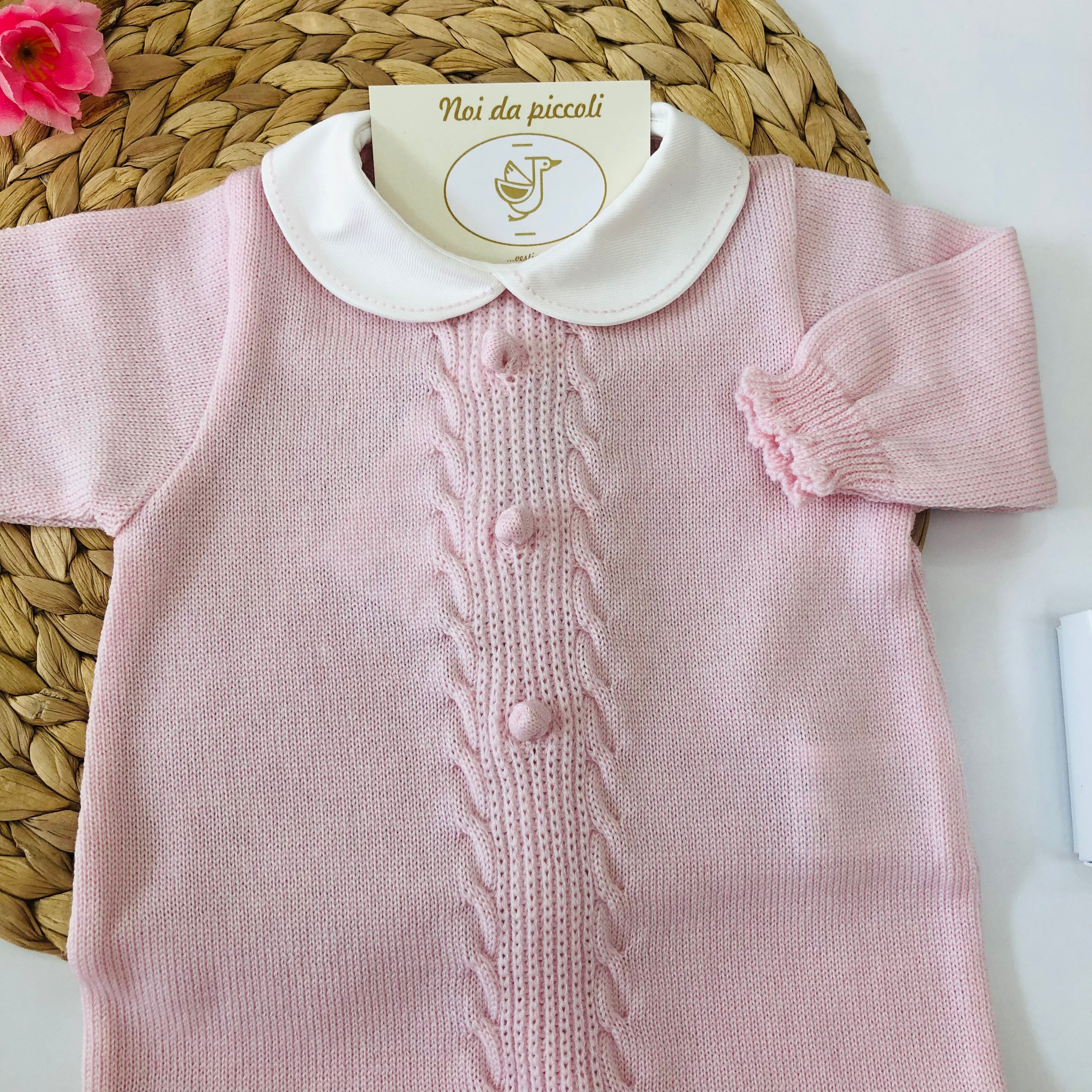 TUTINA CON BABBUCCE ROSA BABY