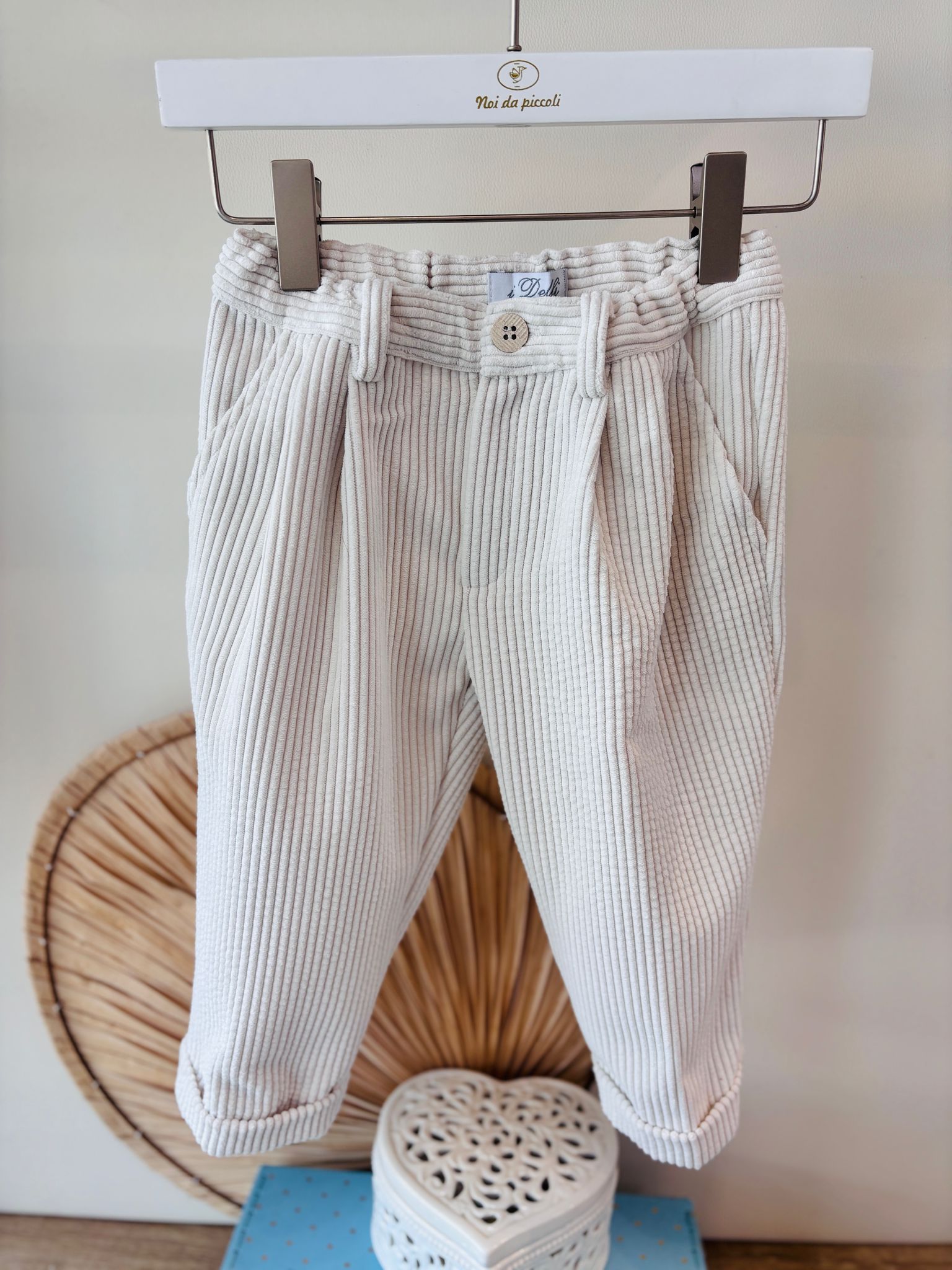 COMPLETO  CALDO COTONE E VELLUTINO BEIGE