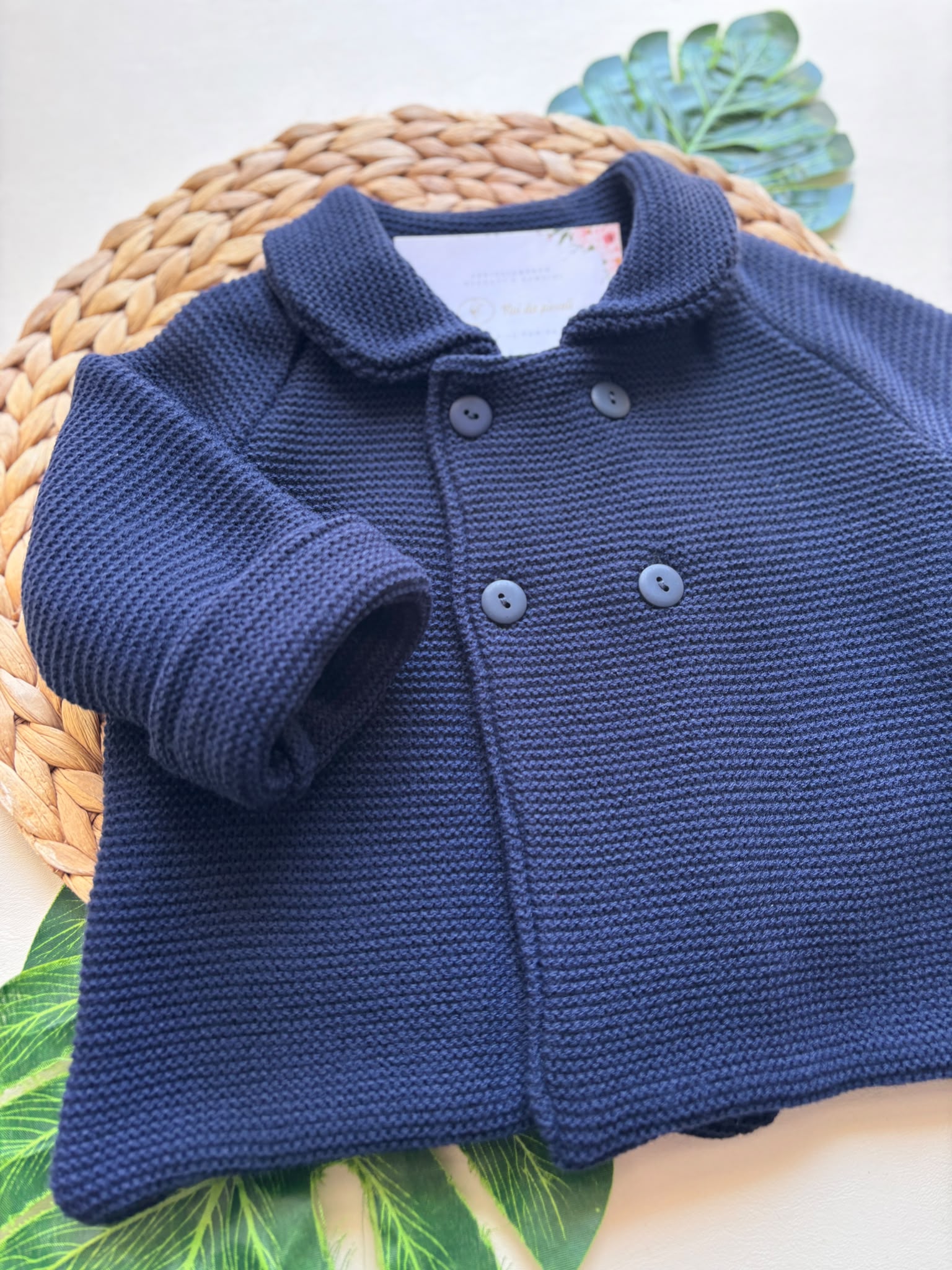 CAPPOTTINO FILATO CALDO BLU