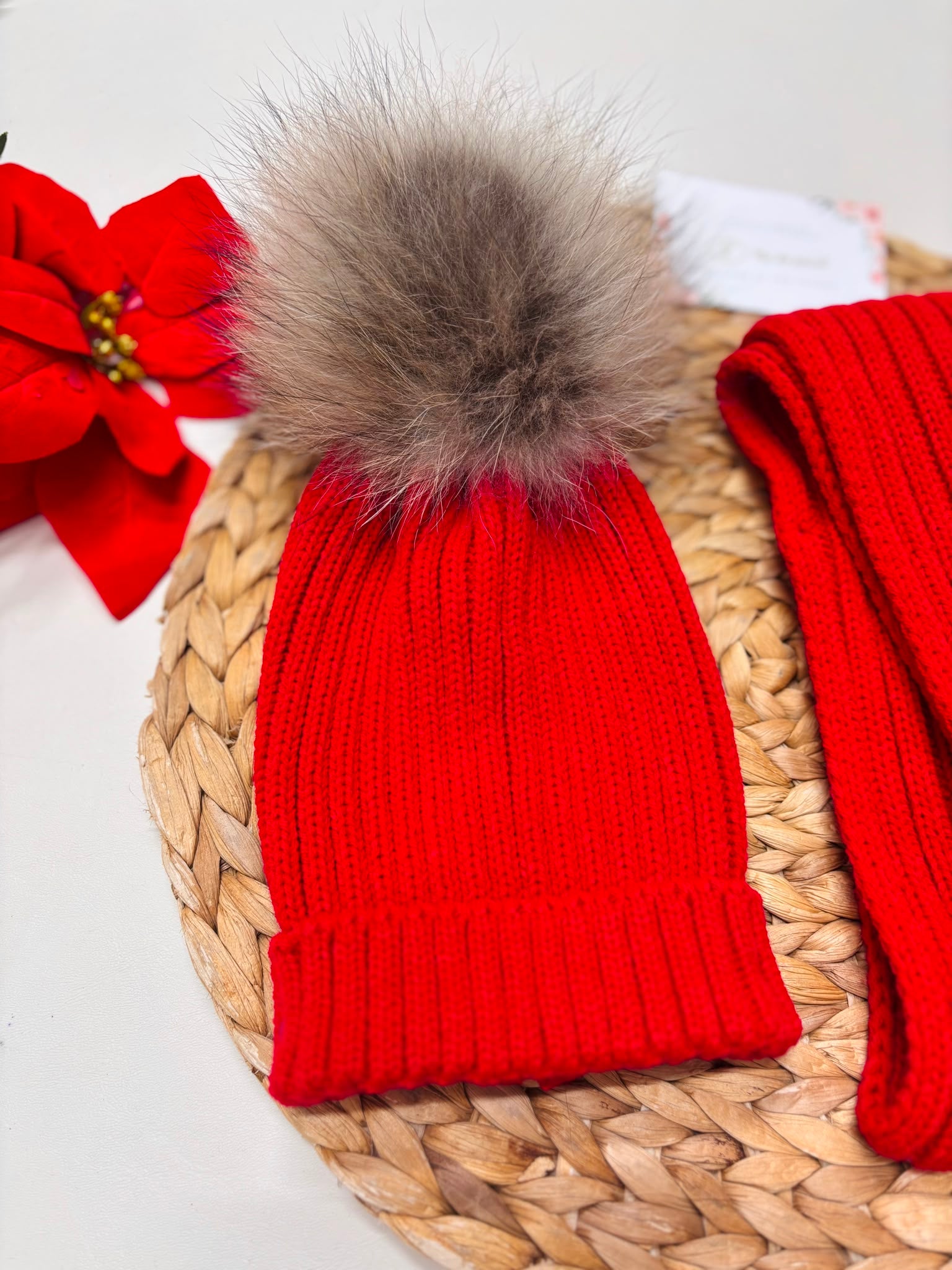 SET 2 PZ FILATO CALDO ROSSO