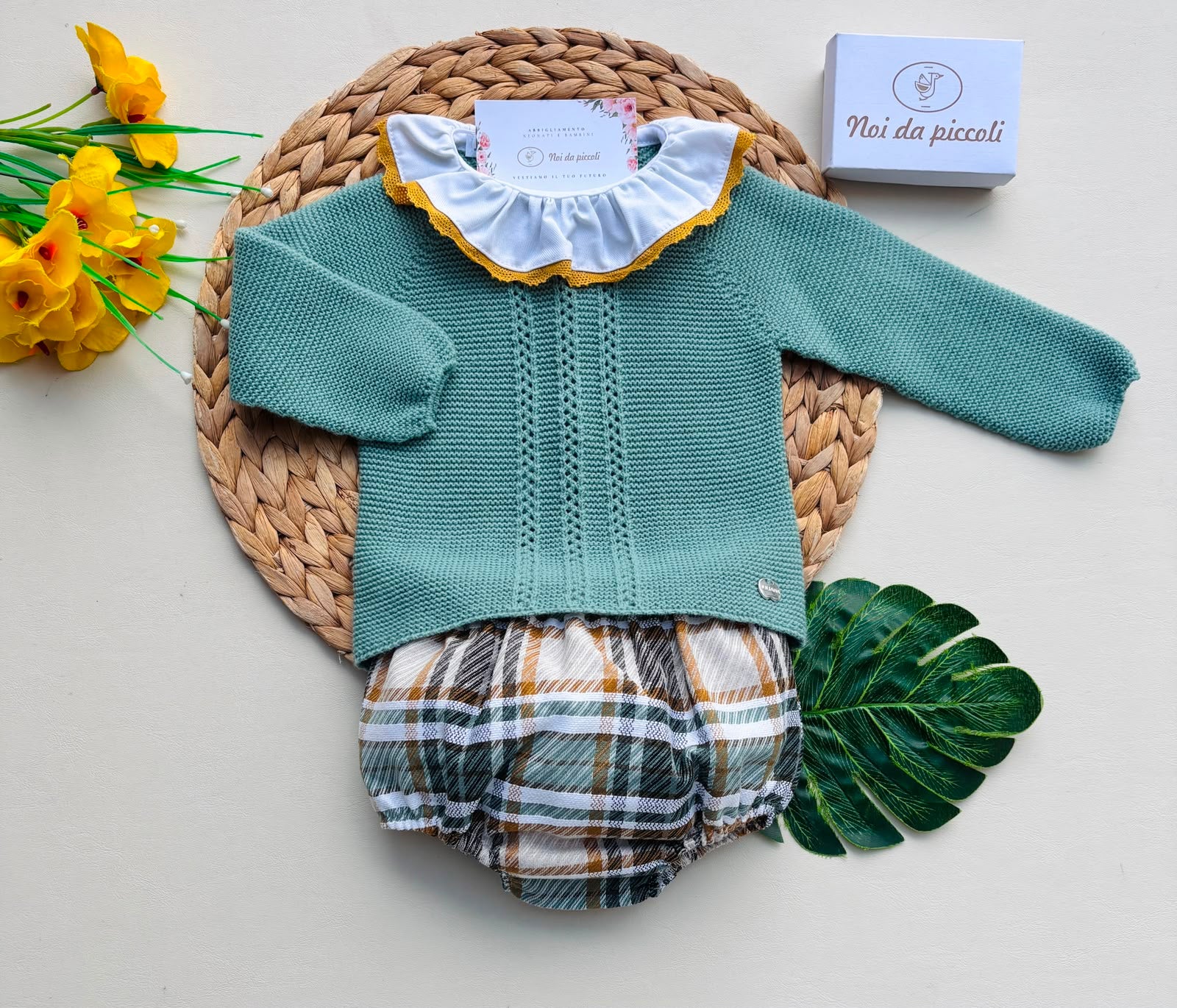 completo 2 pz FILATO CALDO VERDE