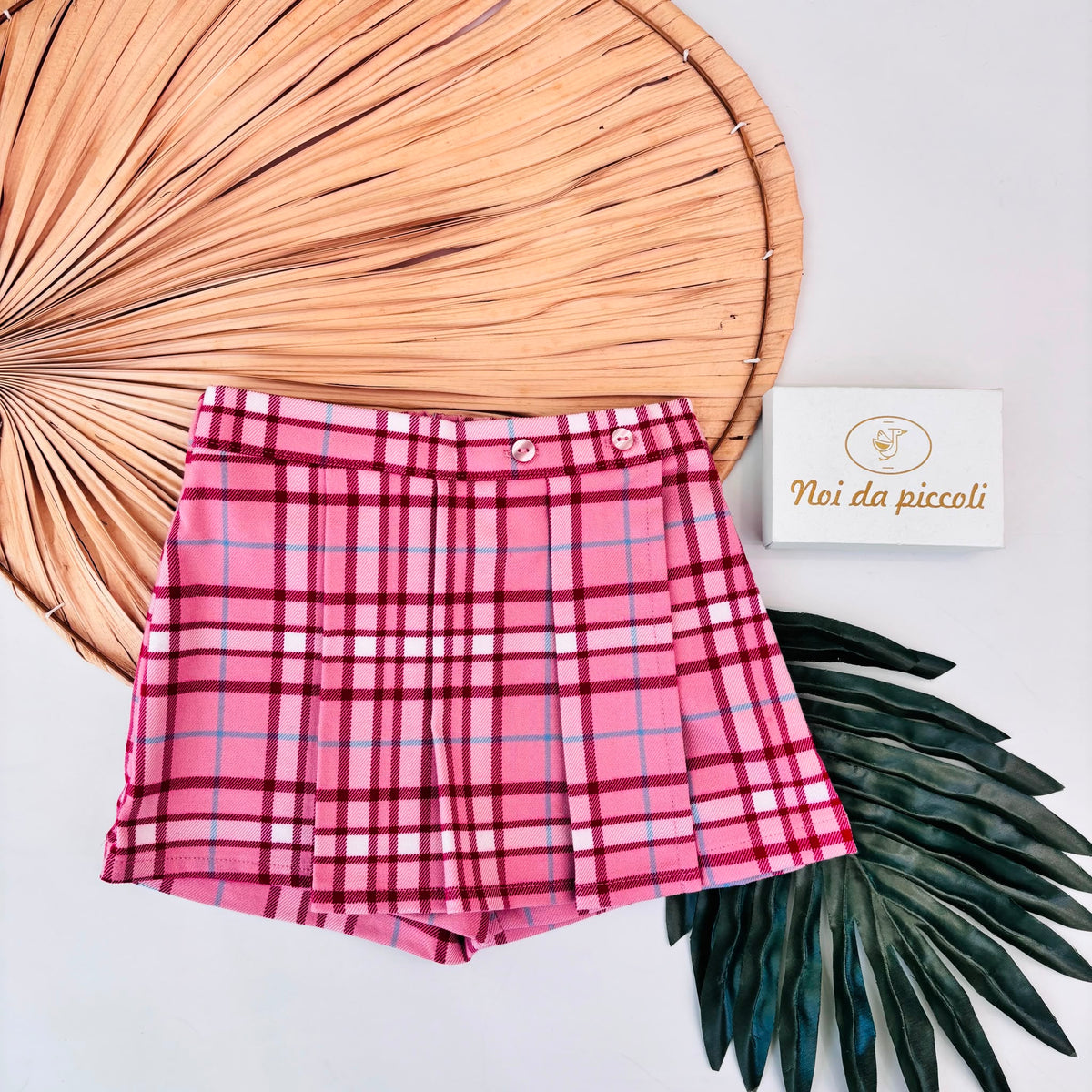 PANTALONCINO IN COTONE CALDO ROSA