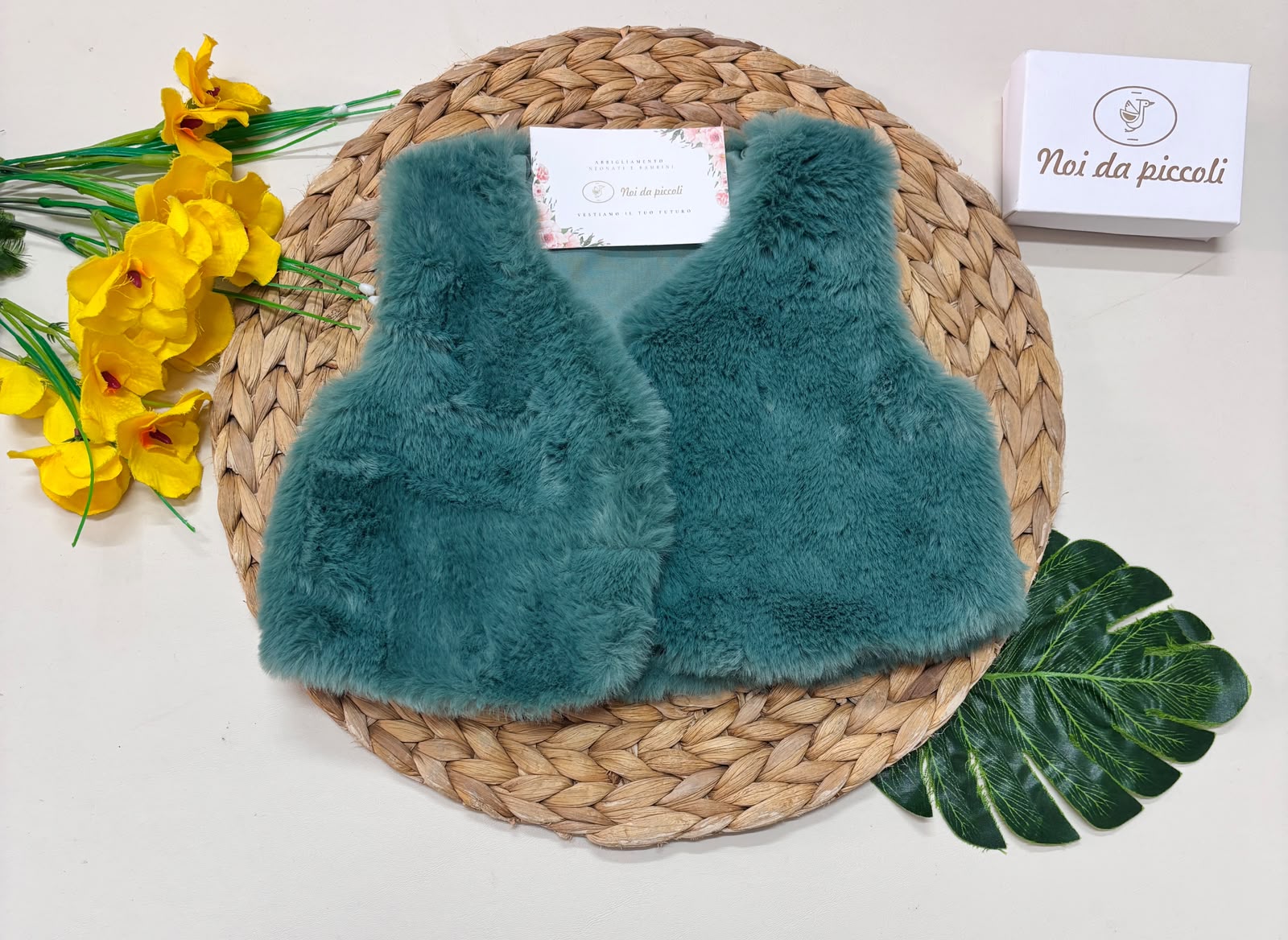 GILET FILATO CALDO VERDE