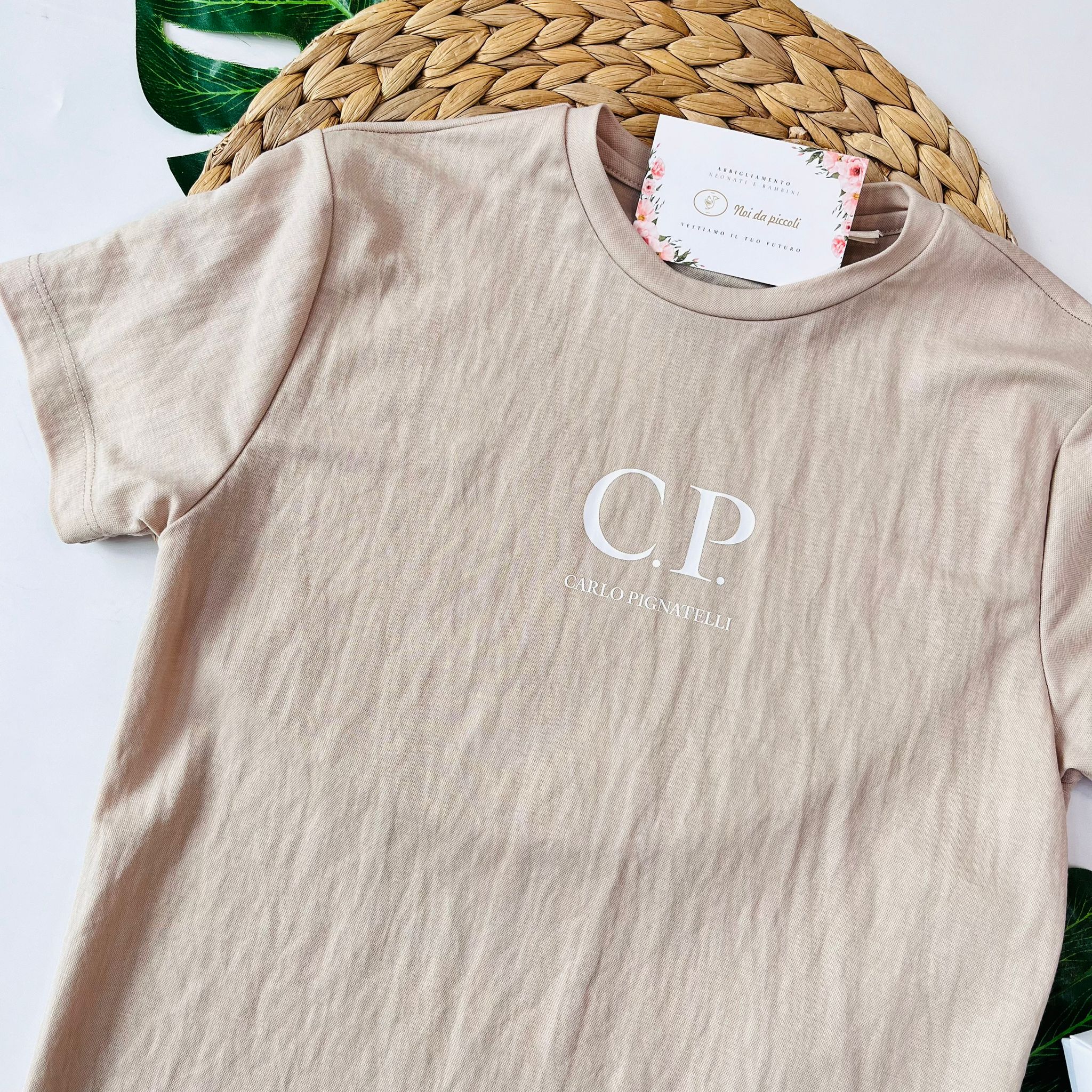 MAGLIA BEIGE C.P. COTONE FRESCO - Noi da piccoli