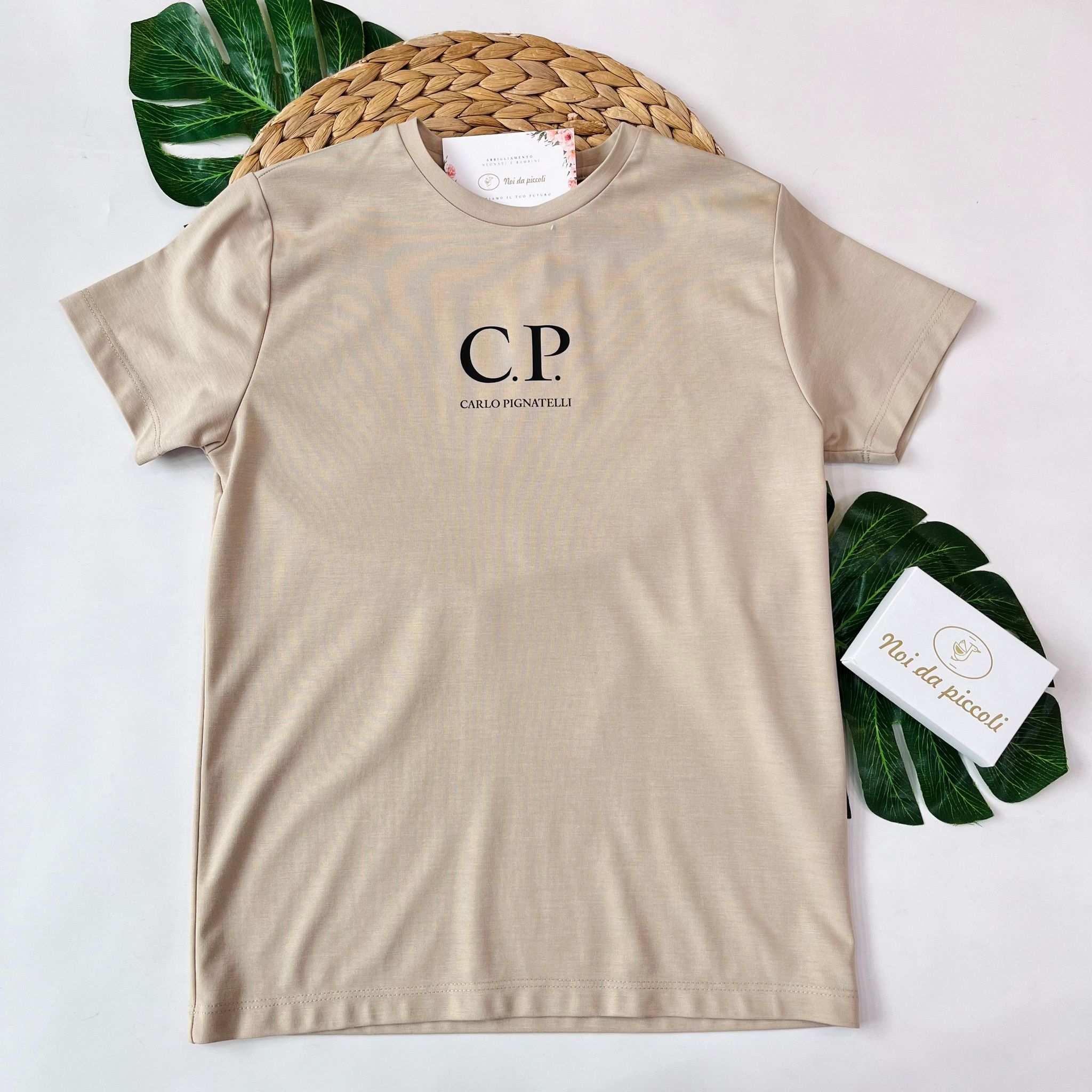 MAGLIA BEIGE C.P COTONE FRESCO - Noi da piccoli