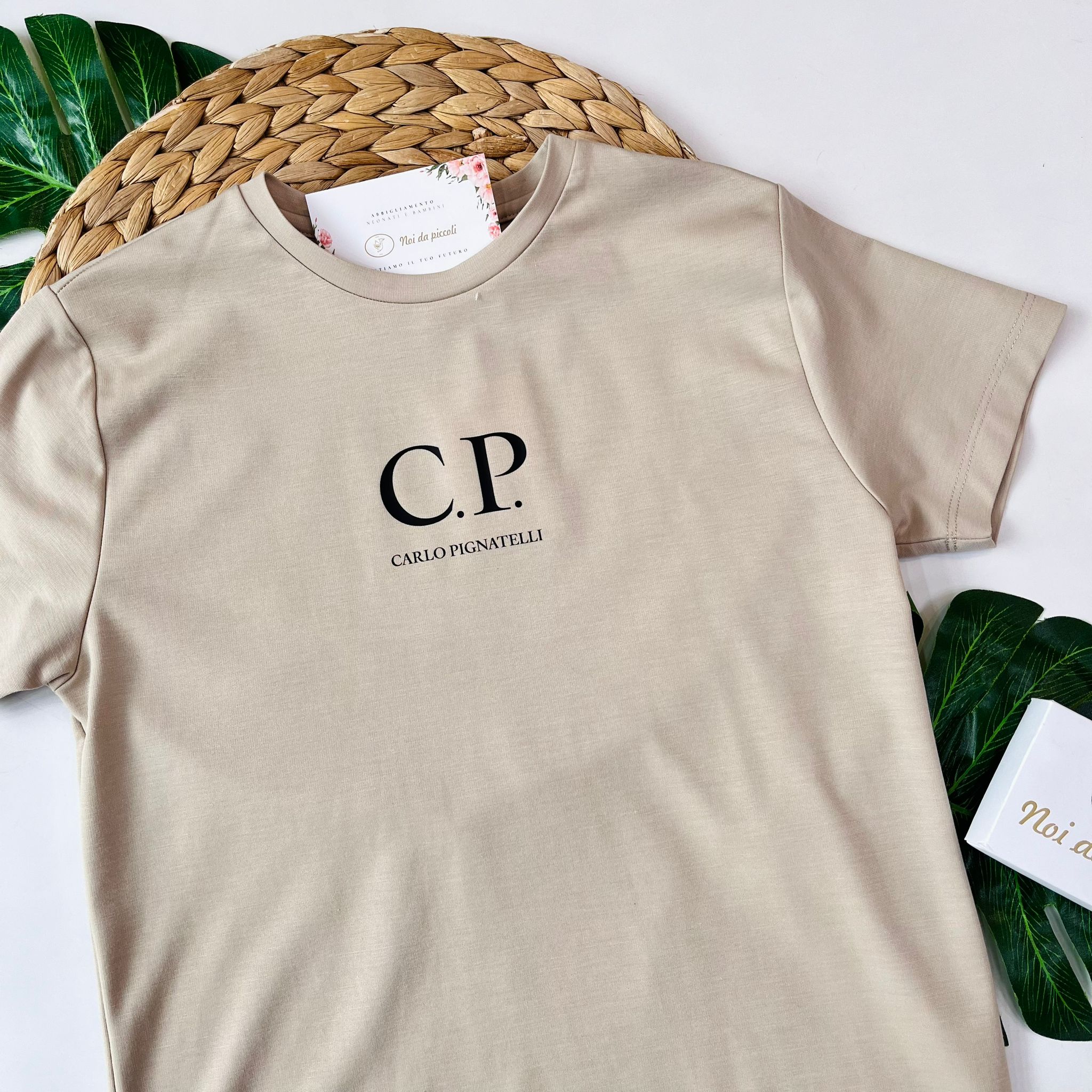 MAGLIA BEIGE C.P COTONE FRESCO - Noi da piccoli