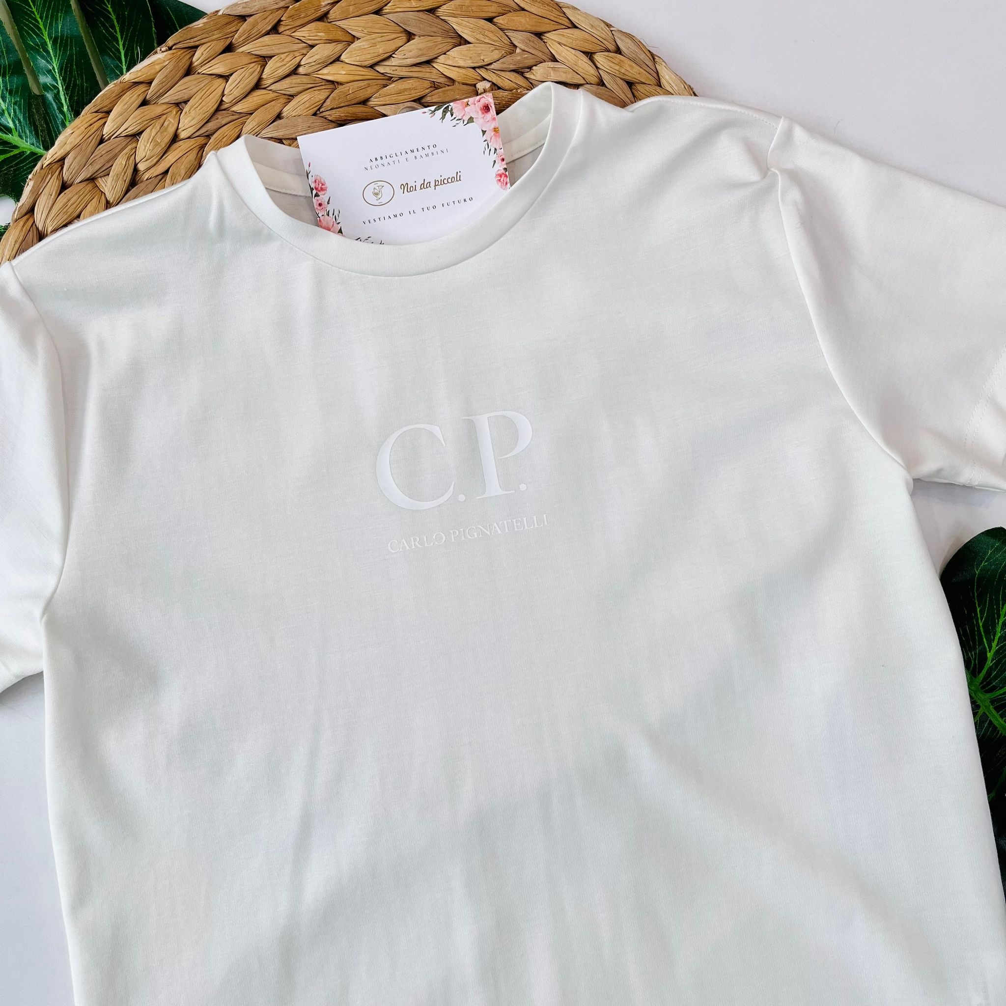 MAGLIA BIANCA C.P COTONE FRESCO - Noi da piccoli