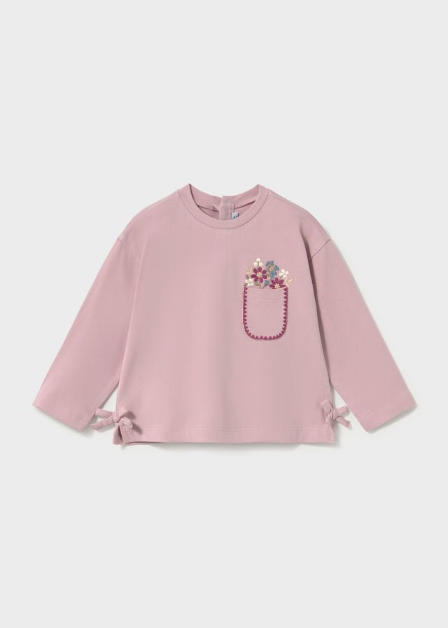 MAGLIA COTONE CALDO MALVA - Noi da piccoli