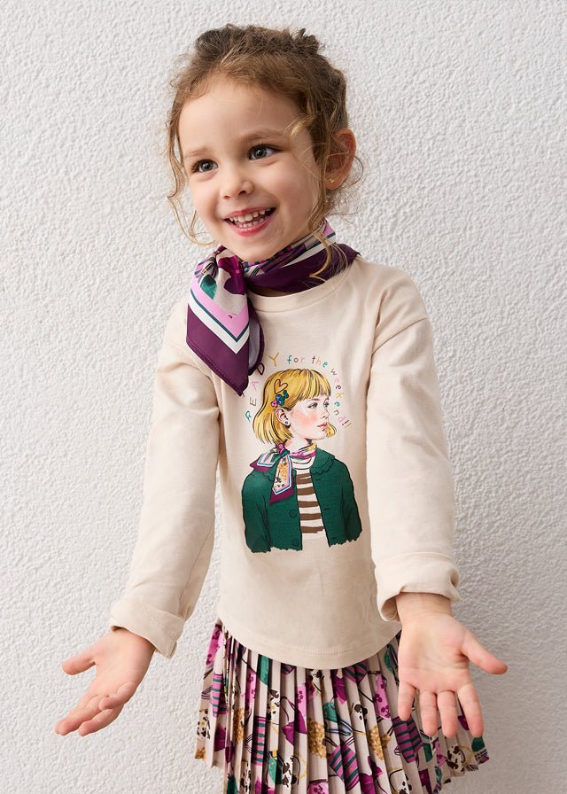 Maglia in Cotone Caldo Beige Mayoral - dettaglio 2