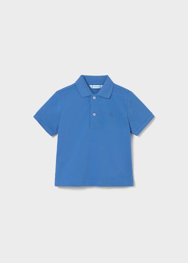 MAGLIETTINA IN COTONE COBALTO - Noi da piccoli