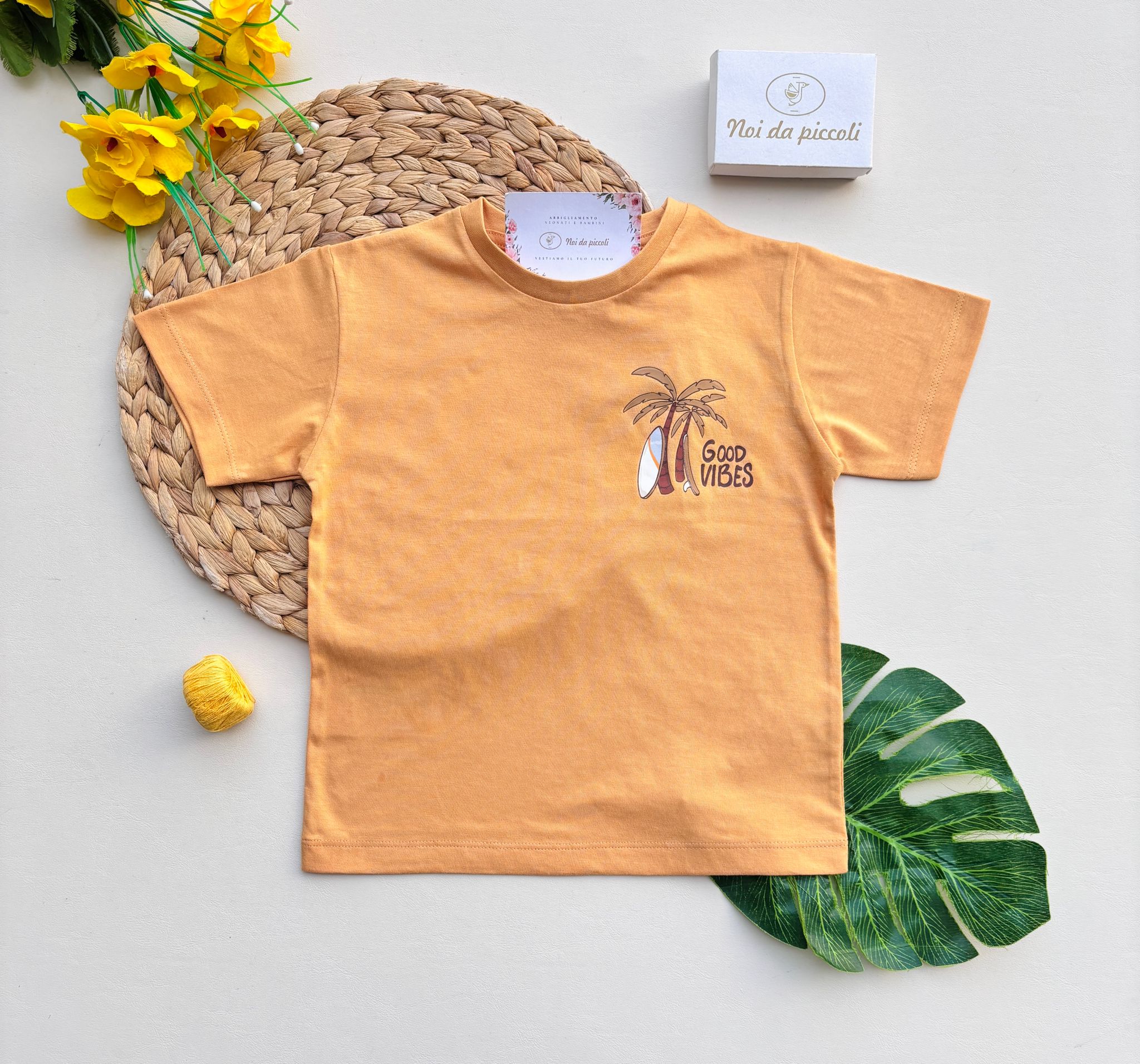 MAGLIETTINA IN COTONE PEACH - Noi da piccoli