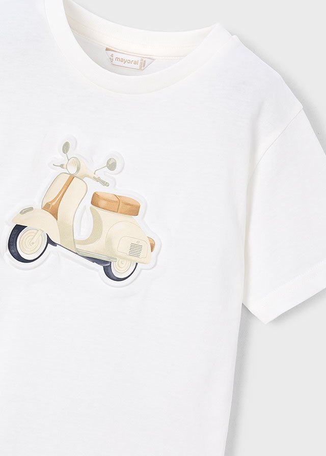 MAGLIETTINA IN COTONE VESPA NATA - Noi da piccoli