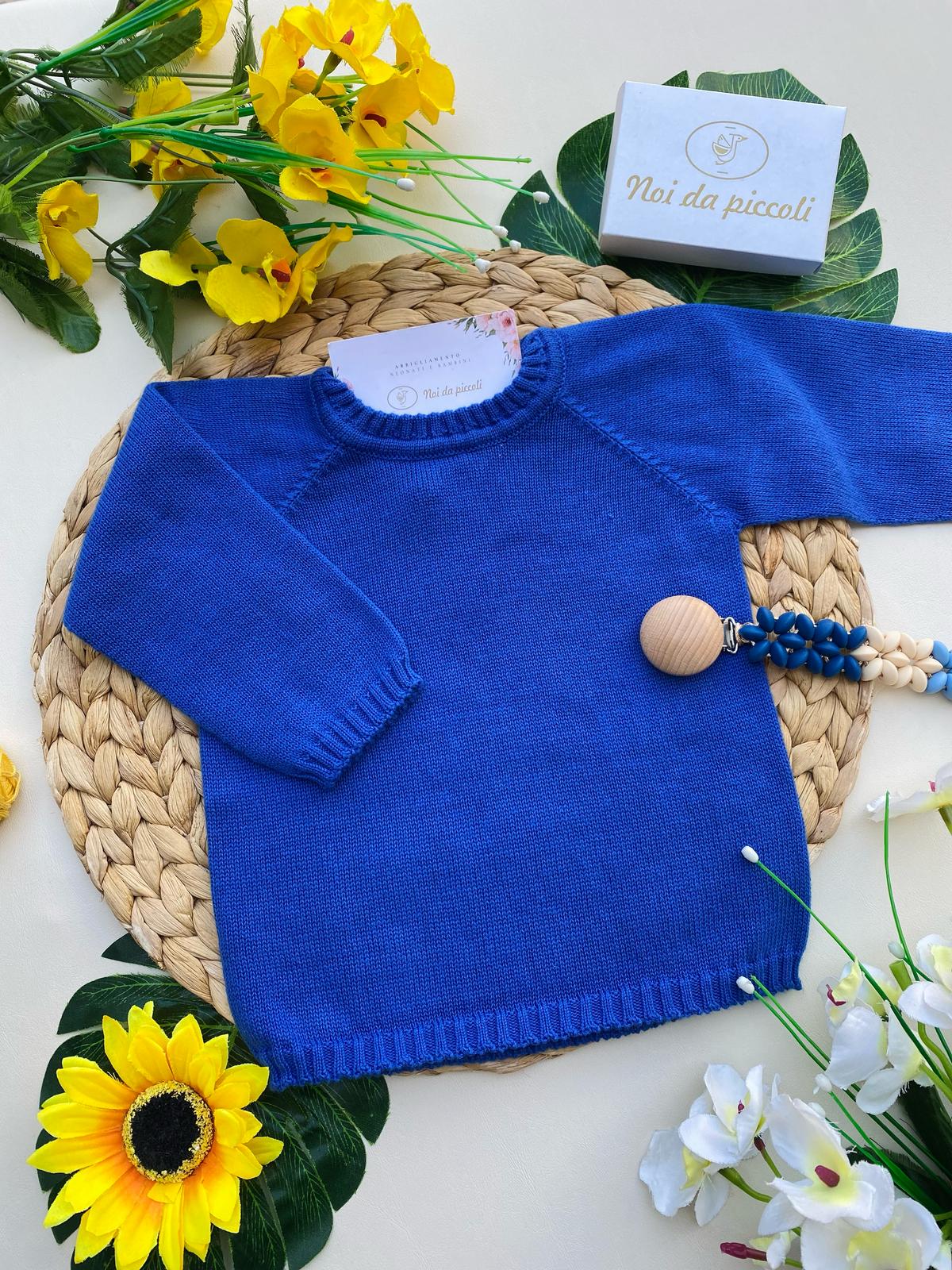 MAGLIONCINO COBALTO - Noi da piccoli