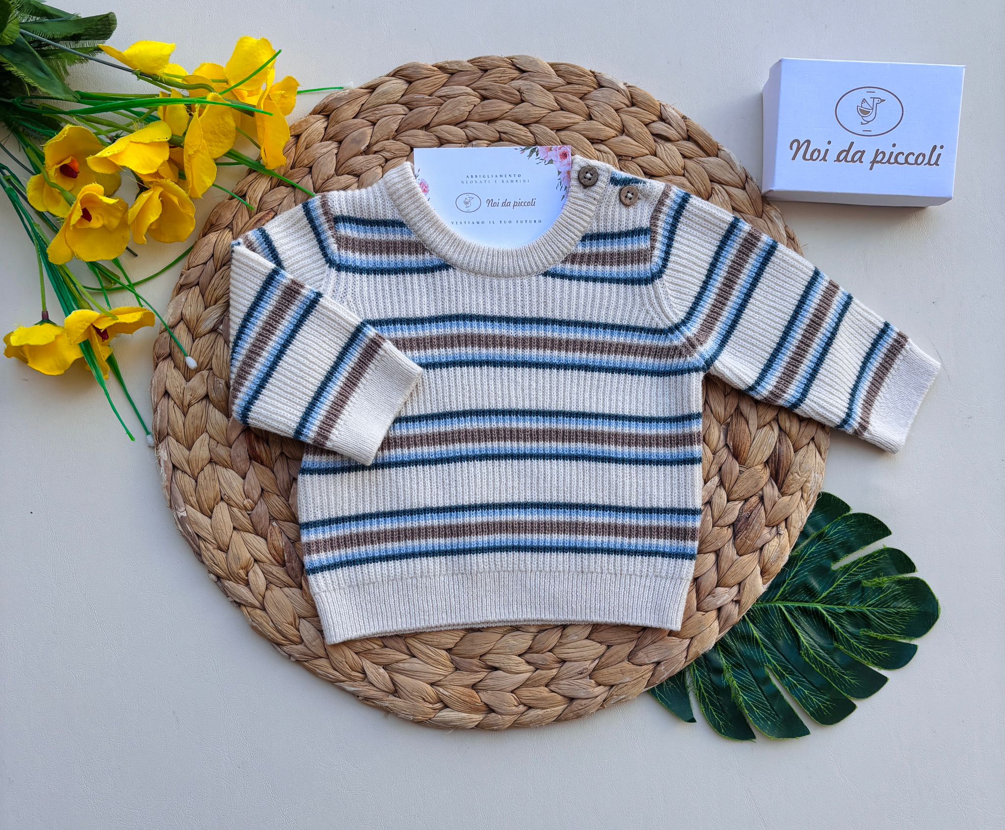 MAGLIONCINO CREMA - Noi da piccoli