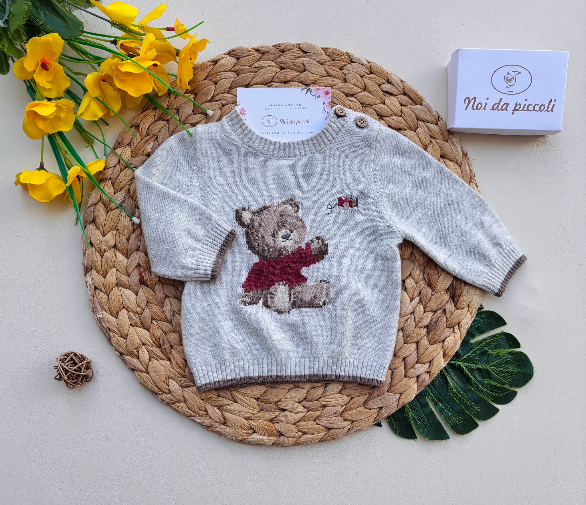 MAGLIONCINO Grigio - Noi da piccoli