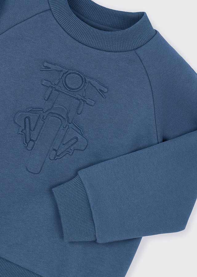 MAGLIONCINO IN CALDO COTONE ACERO - Noi da piccoli