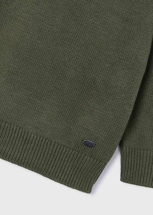 MAGLIONCINO IN FILATO CALDO oliva - Noi da piccoli