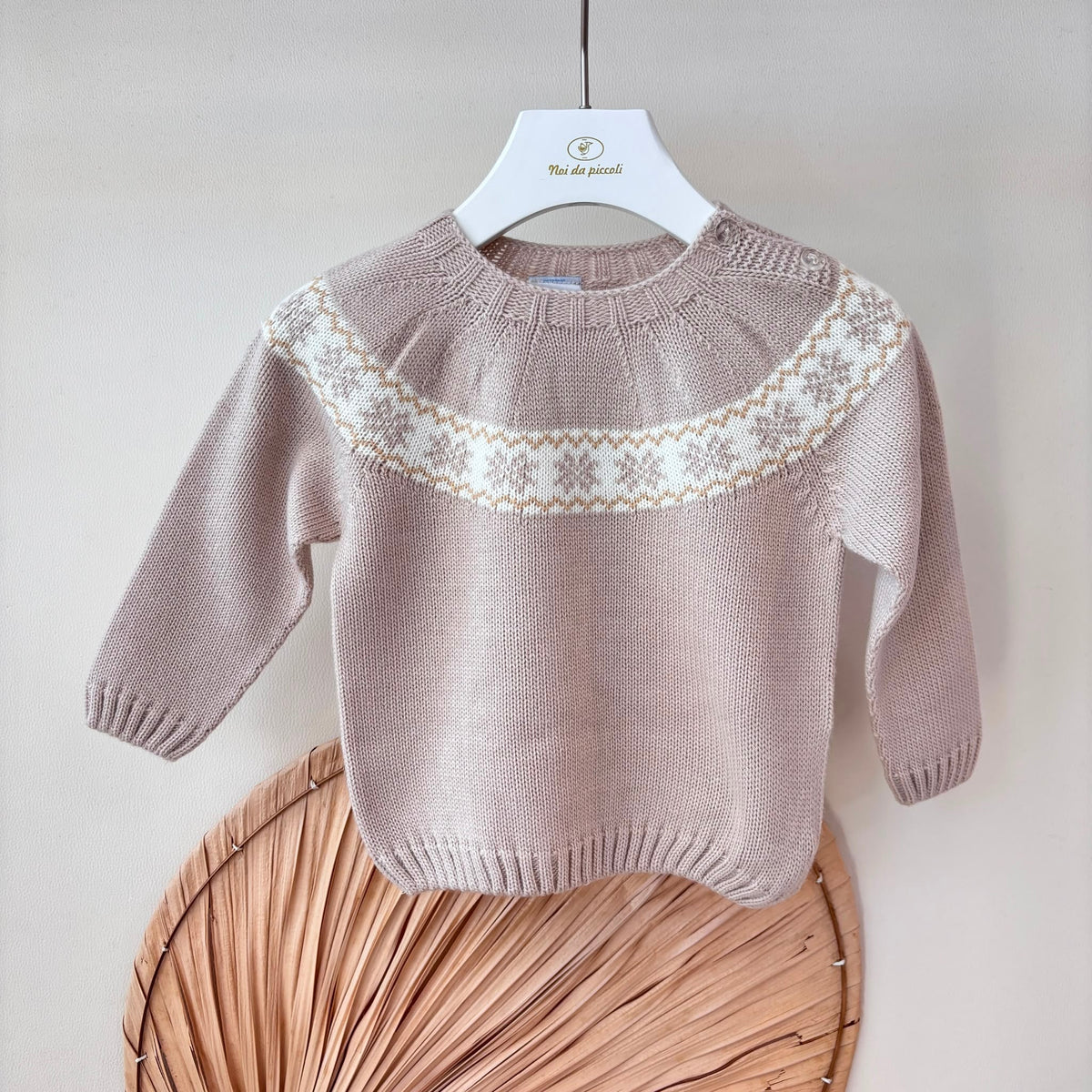 Maglioncino Sprone Lavorato Beige Sardon