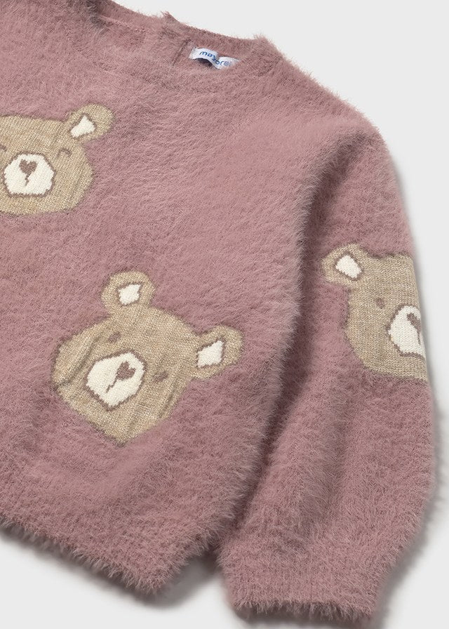 MAGLIONE A INTARSIO ORQUIDEA - Noi da piccoli