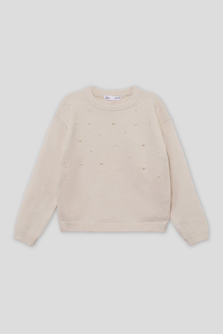 MAGLIONE IN FILATO CALDO PANNA