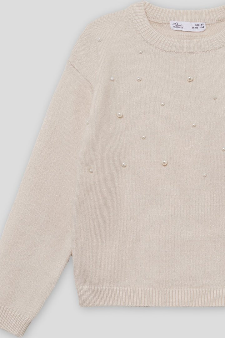 MAGLIONE IN FILATO CALDO PANNA - Noi da piccoli