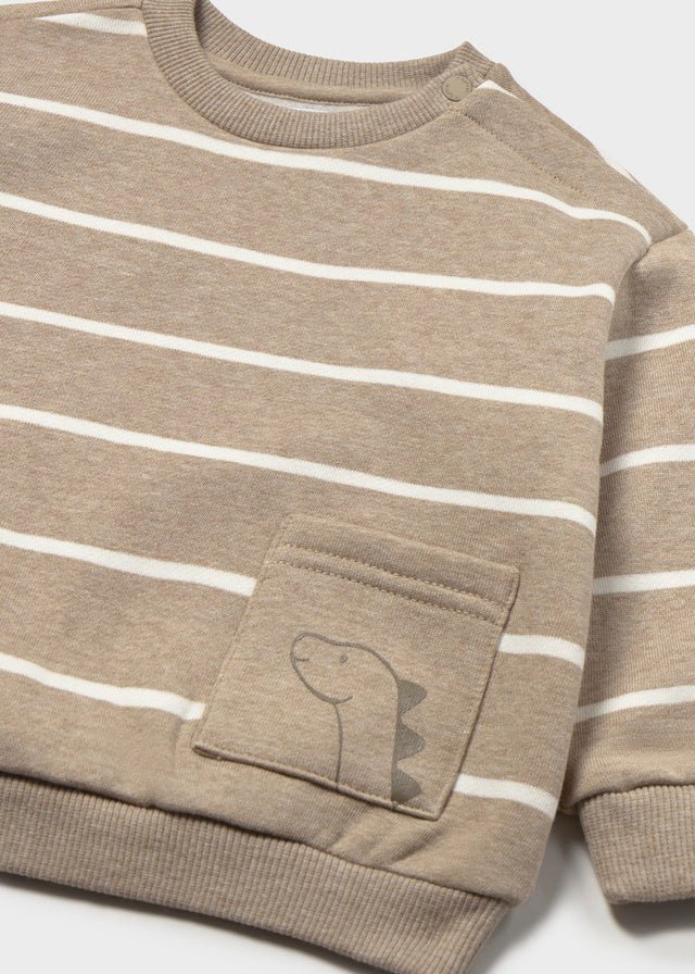 MAGLIONE IN FILATO CALDO SABBIA - Noi da piccoli