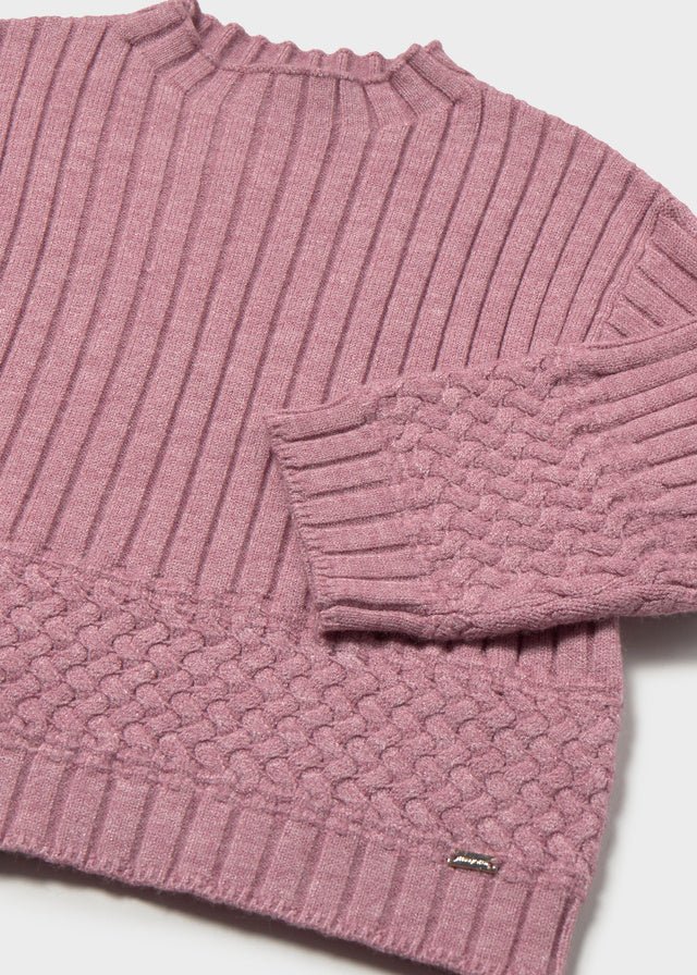 Maglione in Filato Caldo Viola Mayoral - Noi da piccoli