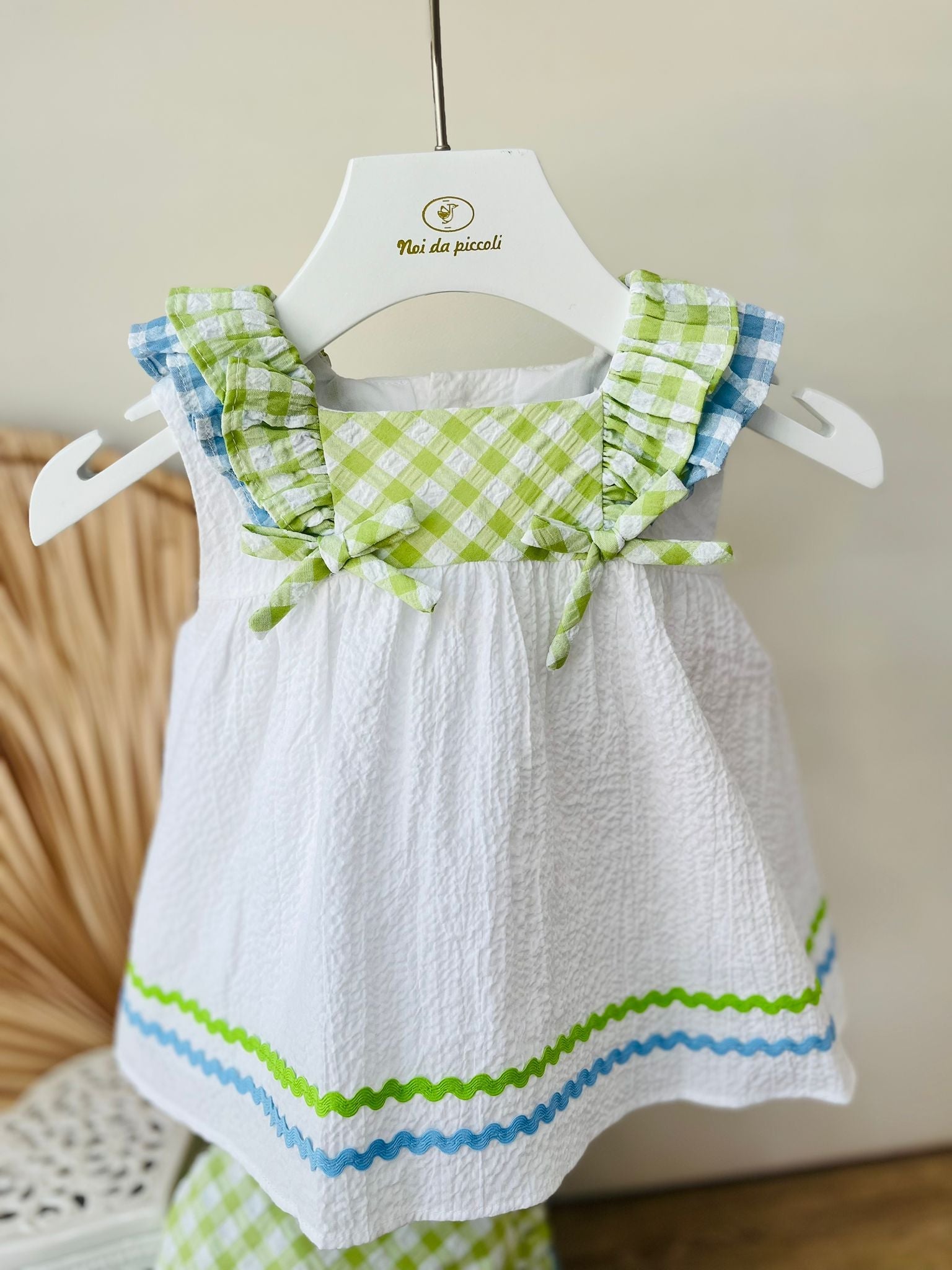 MINIABITO CON CULOTTE CATANZARO 100 % COTONE - Noi da piccoli