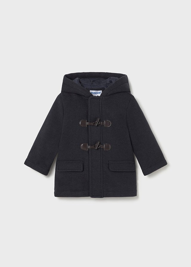 MONTGOMERY IN PANNO CON BOTTONCINI CLIP E ZIP MARINO - Noi da piccoli